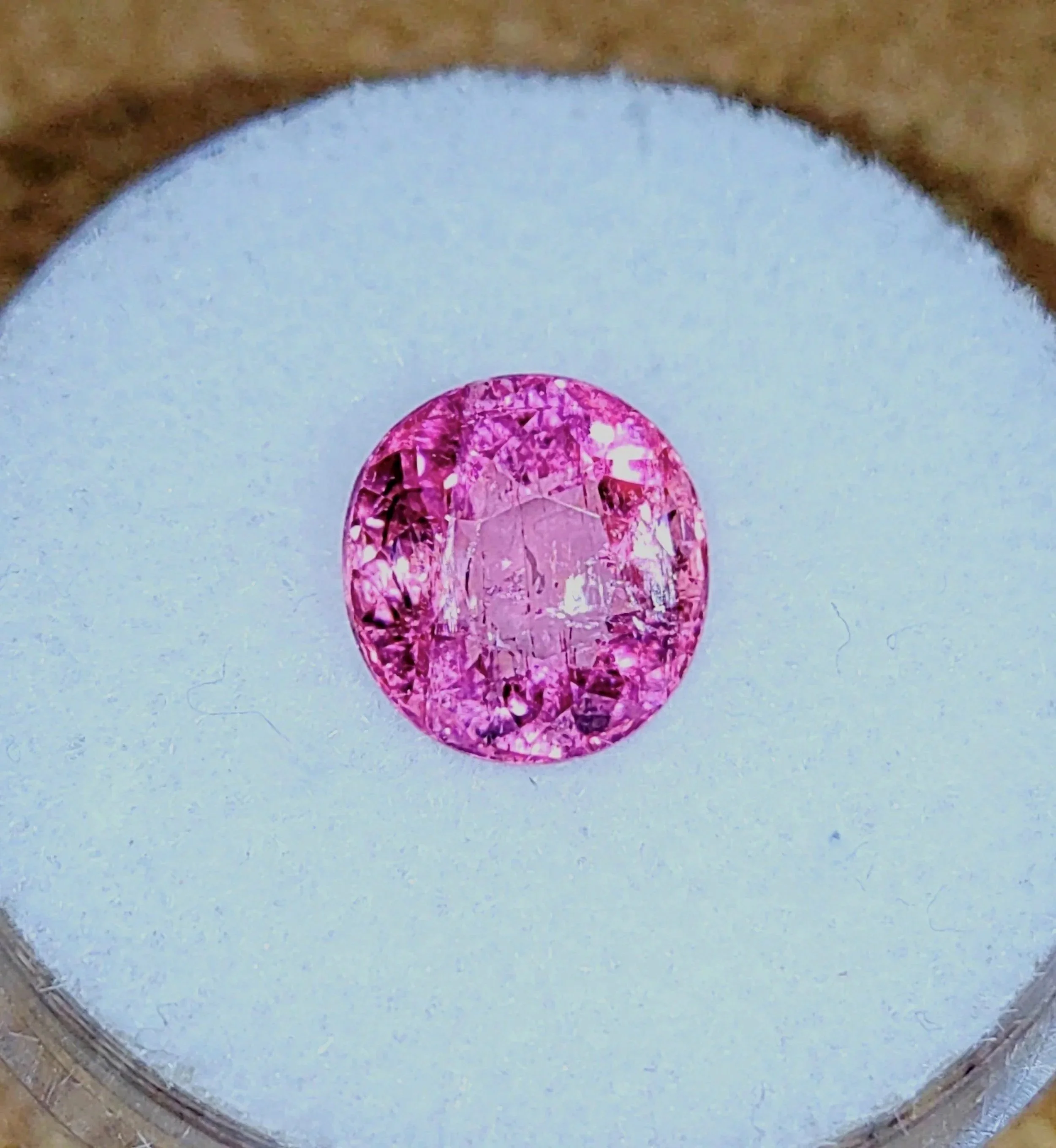 Genuine Neon Fuchsia Titanium Tourmaline 2.53ct from TheCoveAtFoxHollow.com