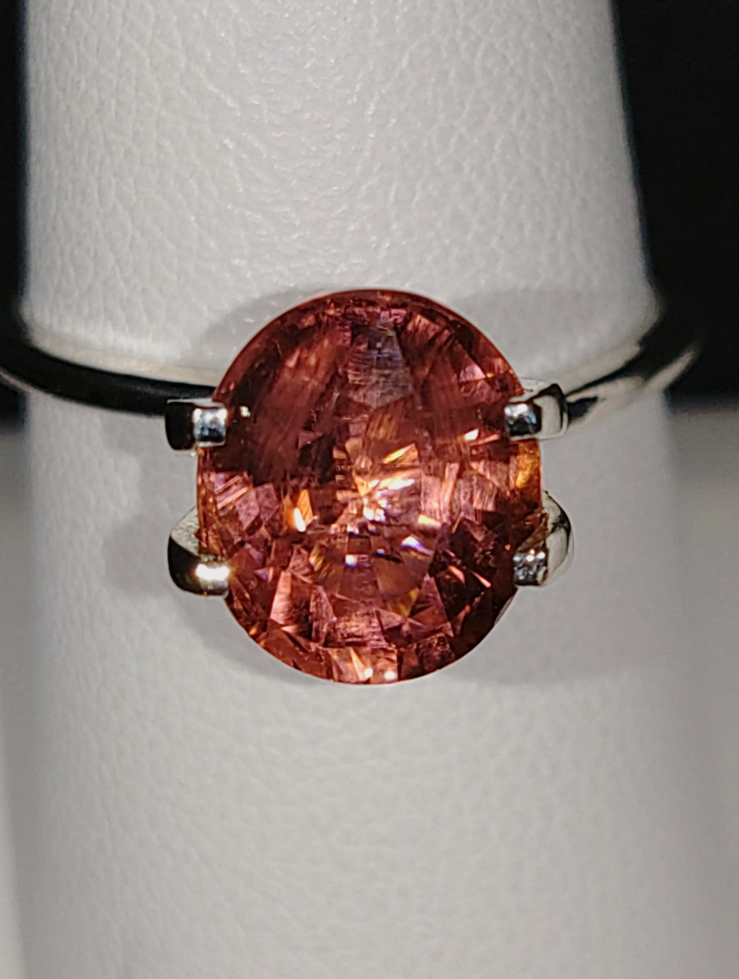 Genuine Pink Orange Purple Titanium Tourmaline 3.26ct from TheCoveAtFoxHollow.com