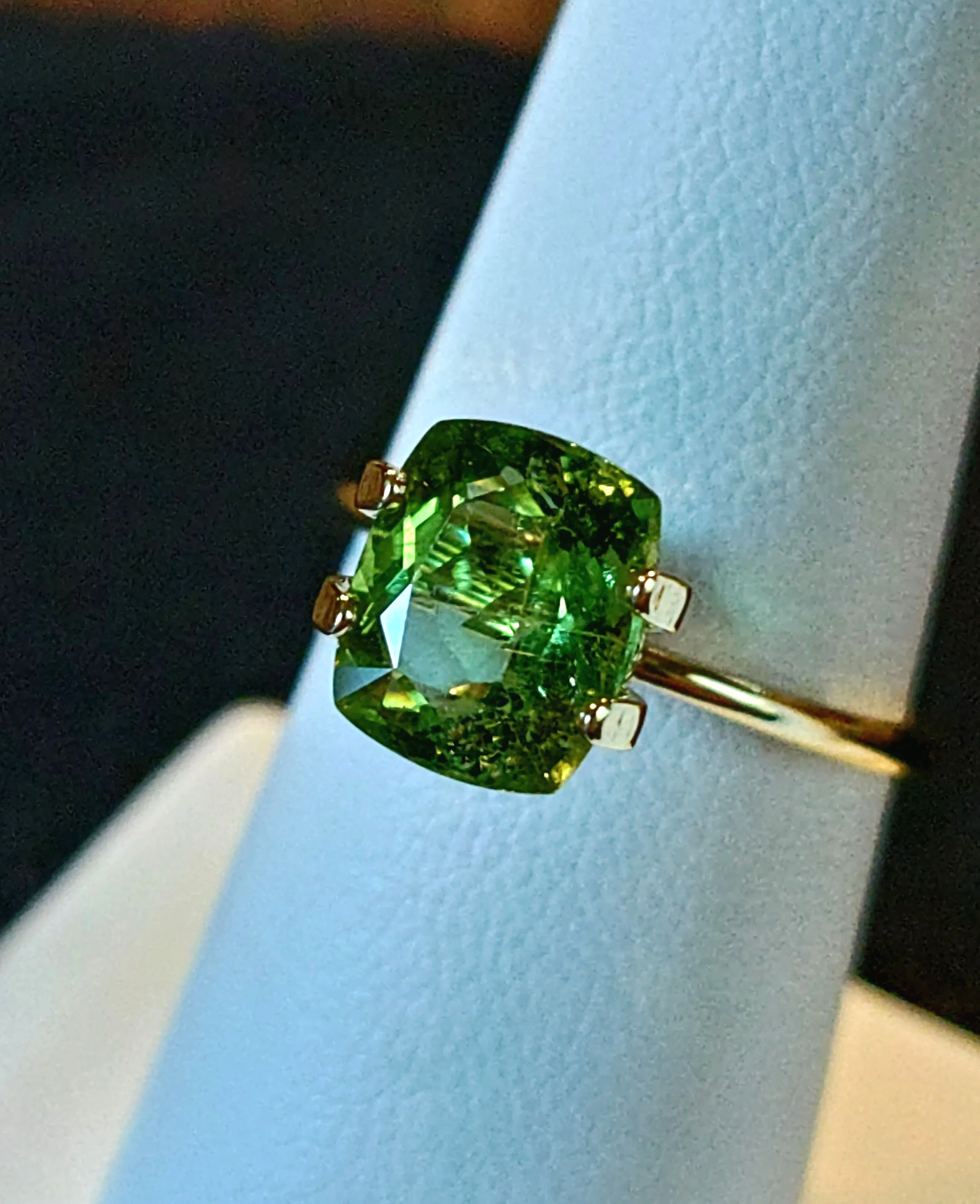 Genuine Neon Green Titanium Tourmaline 2.13ct TheCoveAtFoxHollow.com