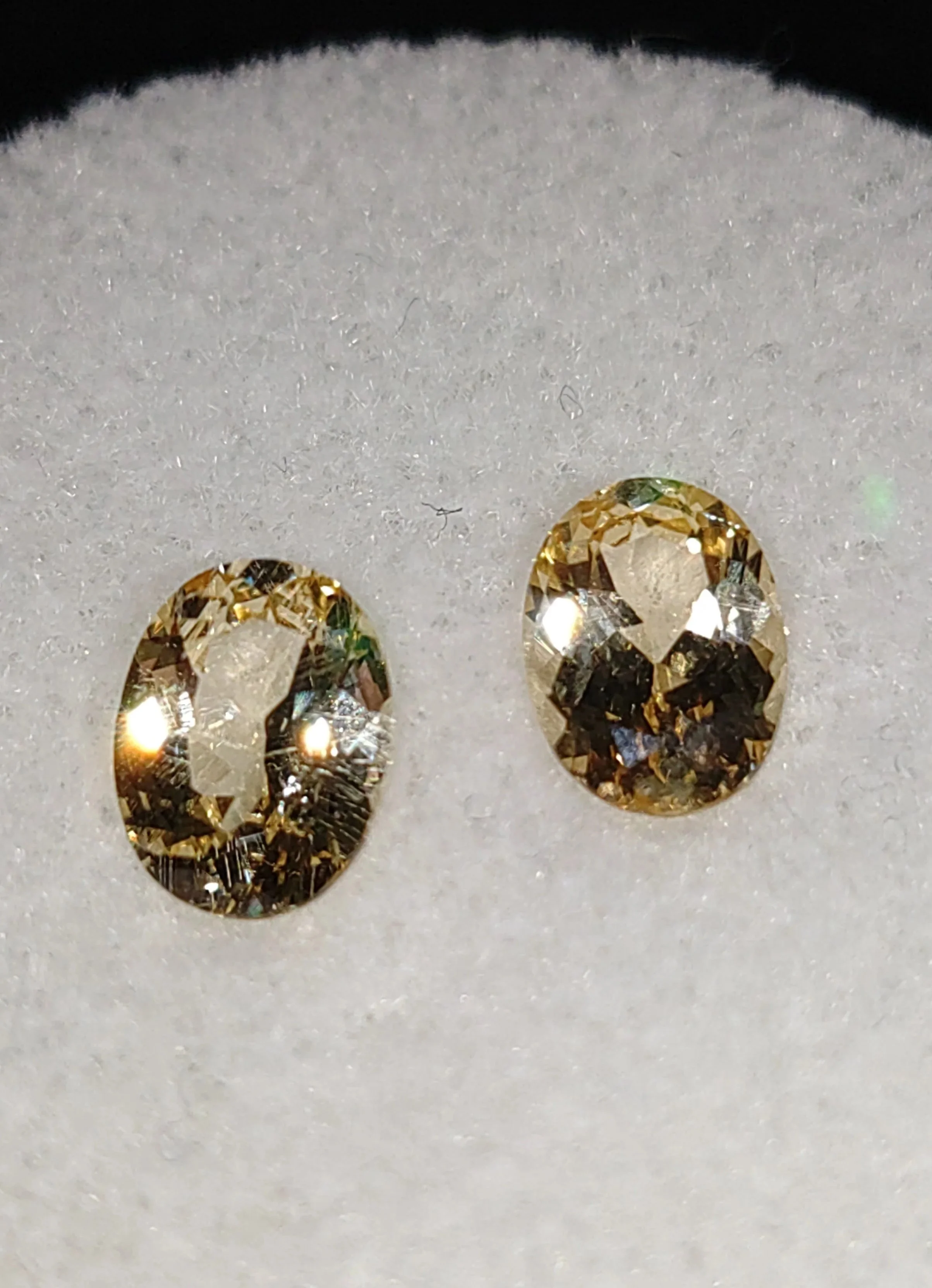 Genuine Tsavo Golden Pair 2.60tcw from TheCoveAtFoxHollow.com