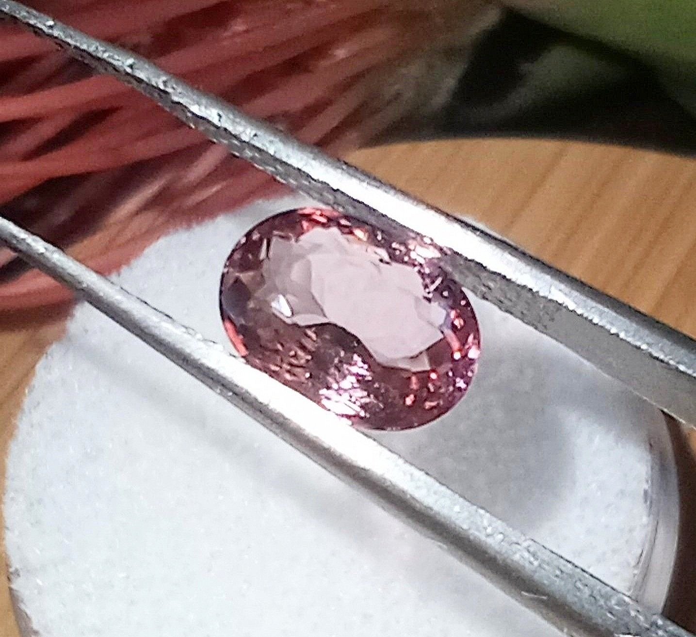 Genuine Orange Pink Padparadscha Tourmaline 1.25ct from thecoveatfoxhollow.com