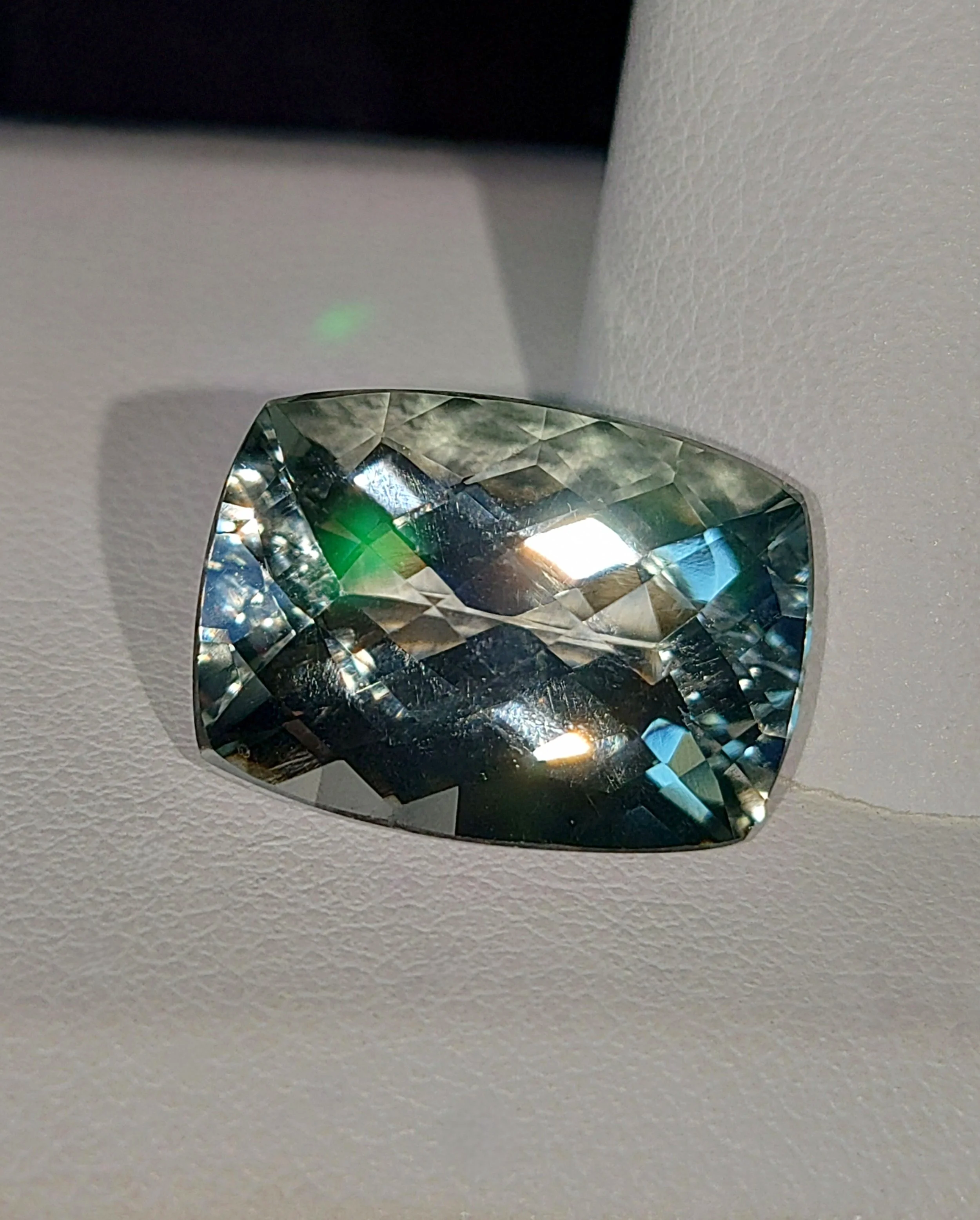 Genuine Prasiolite 12.92ct from TheCoveAtFoxHollow.com