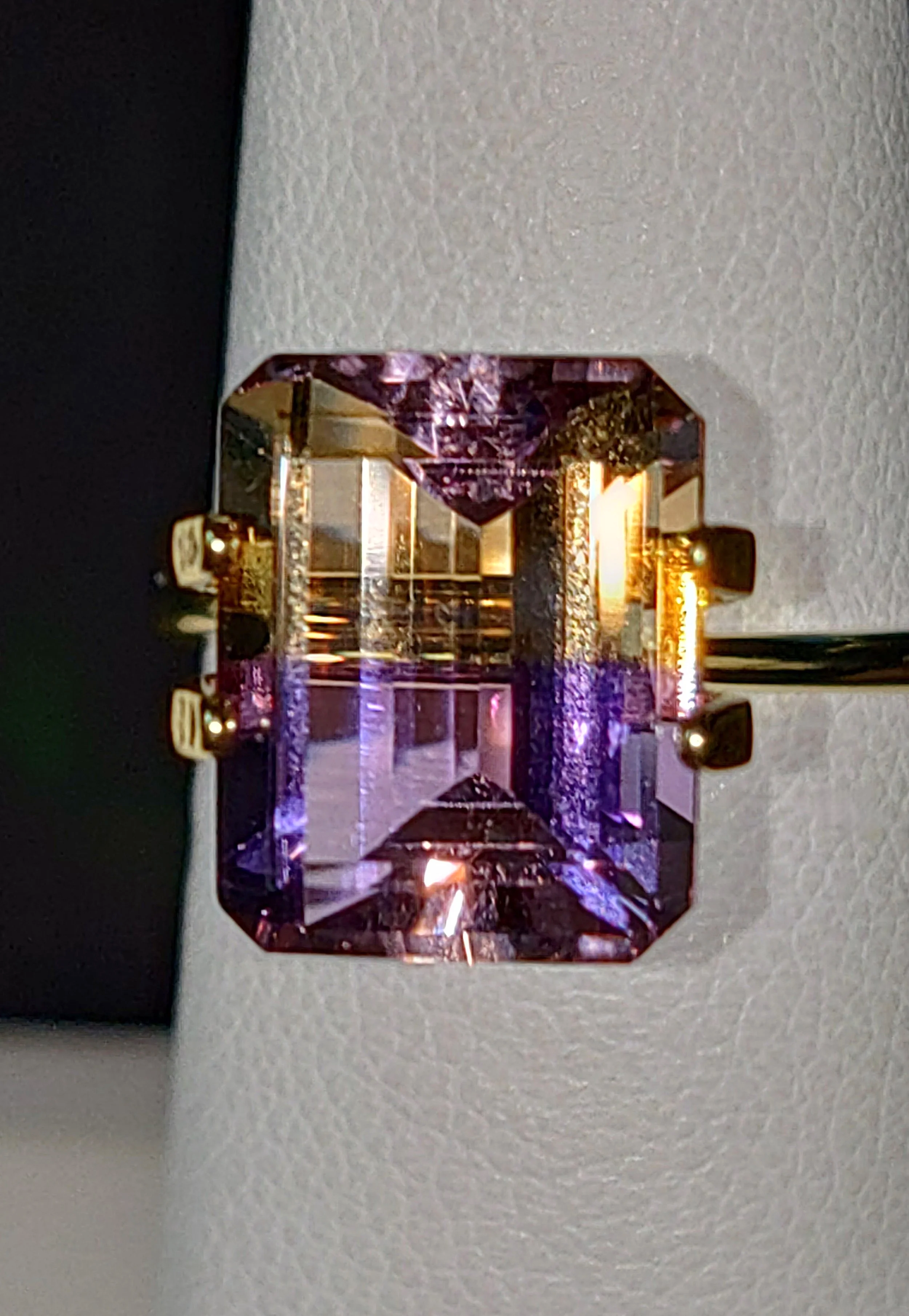Genuine Ametrine 4.40ct from TheCoveAtFoxHollow.com