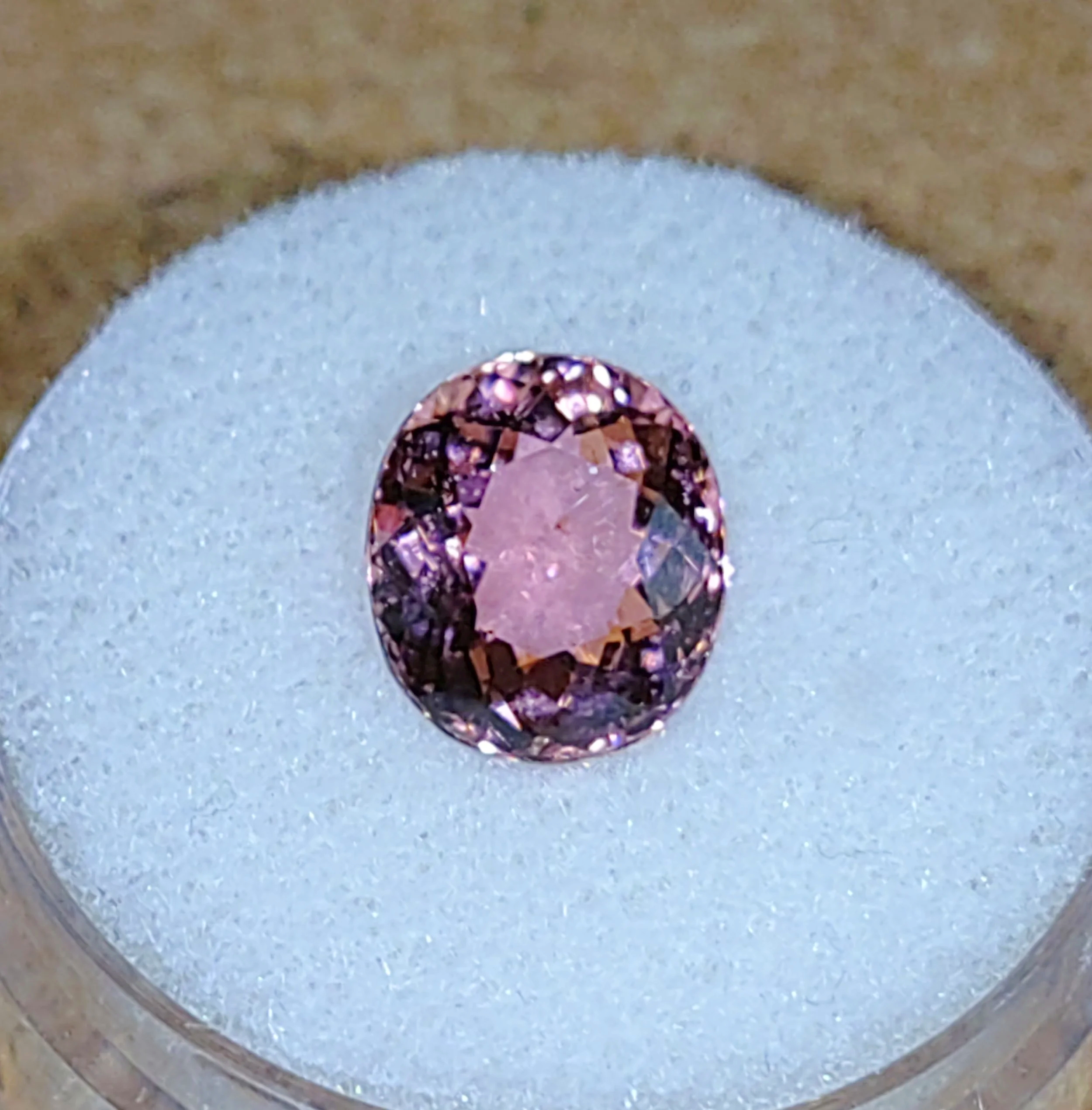 Genuine Neon Pink Titanium Tourmaline at 3ct from TheCoveAtFoxHollow.com