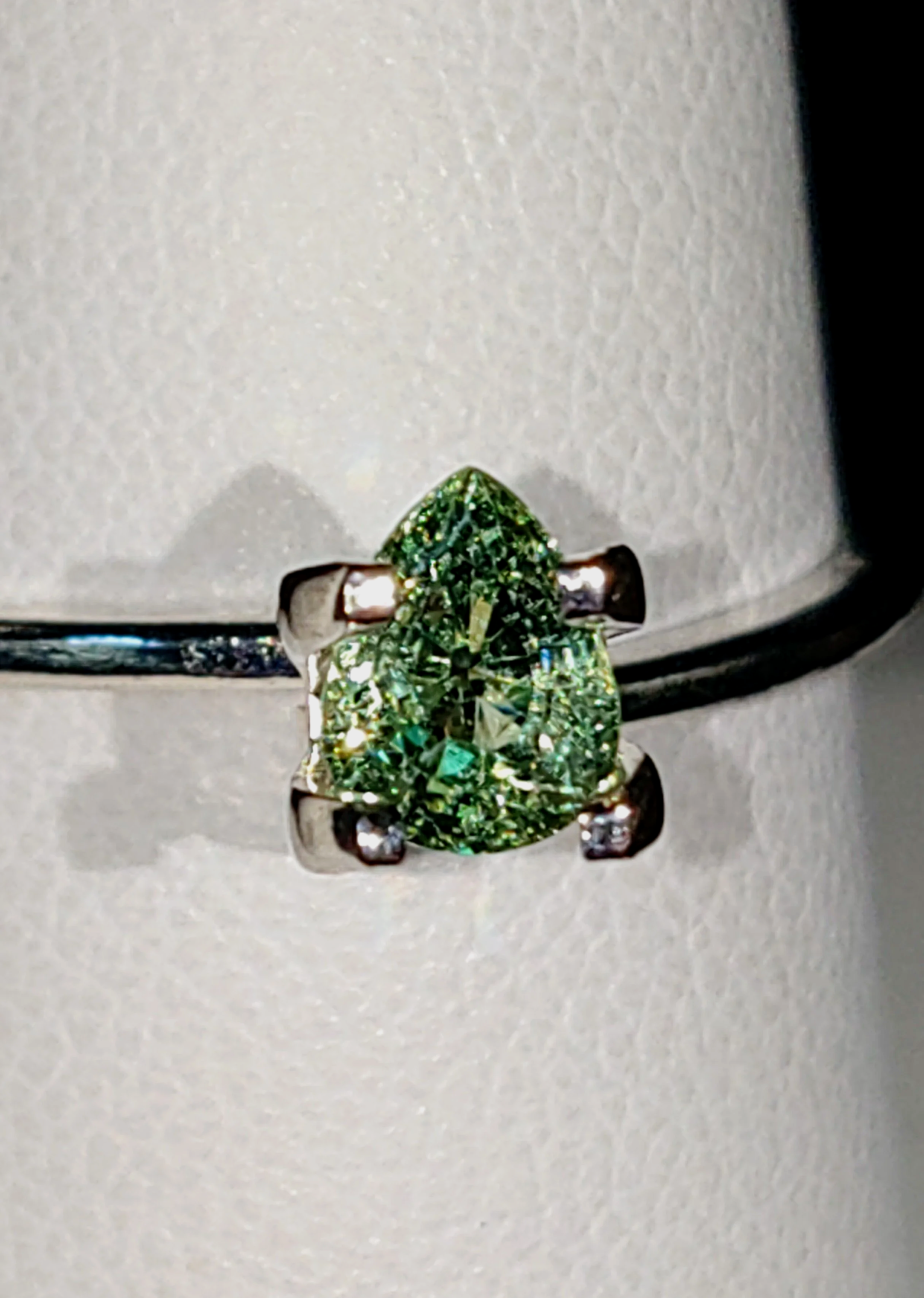 Genuine Green Dragon Mine Precious Demantoid Garnet .67ct from TheCoveAtFoxHollow.com