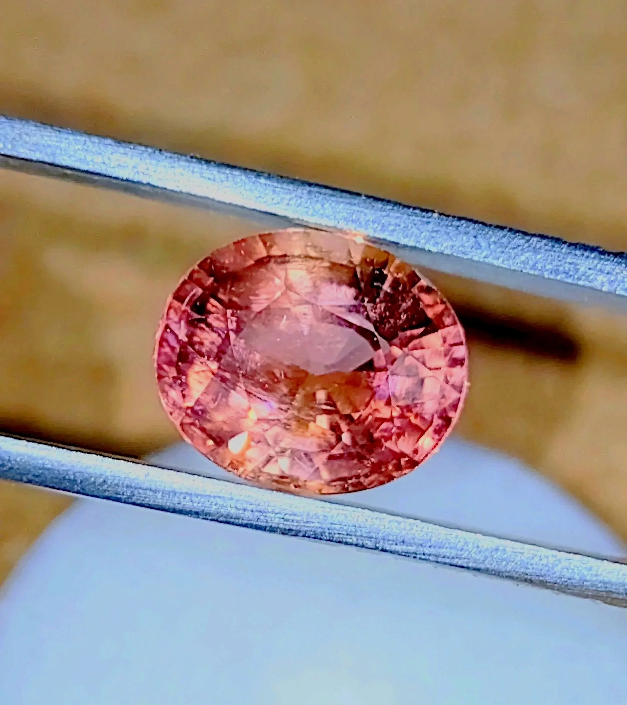 Genuine Neon Pink Orange Purple Titanium Tourmaline 3.26ct from TheCoveAtFoxHollow.com