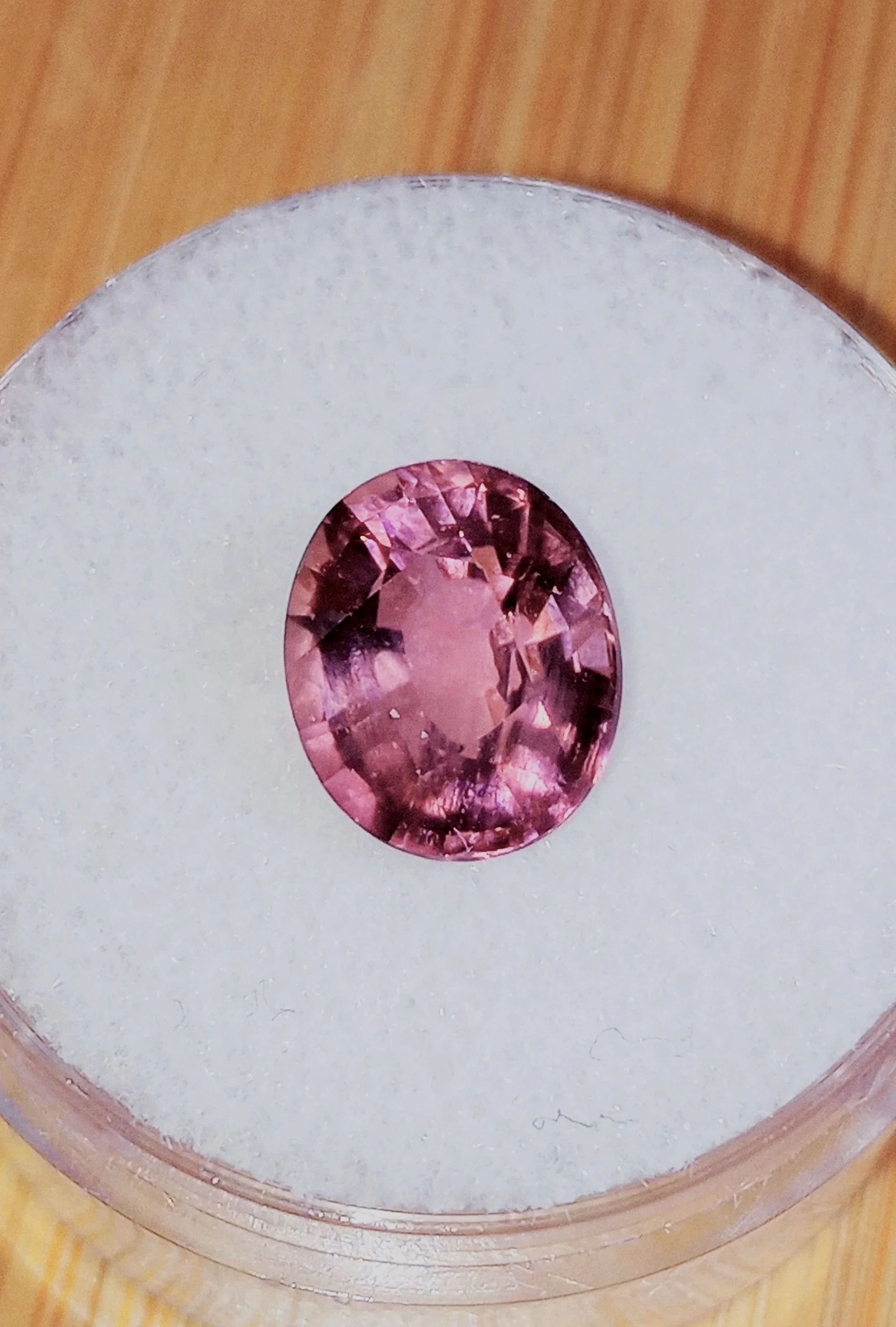 Genuine Neon Pink Orange Purple Titanium Tourmaline 3.26ct from TheCoveAtFoxHollow.com