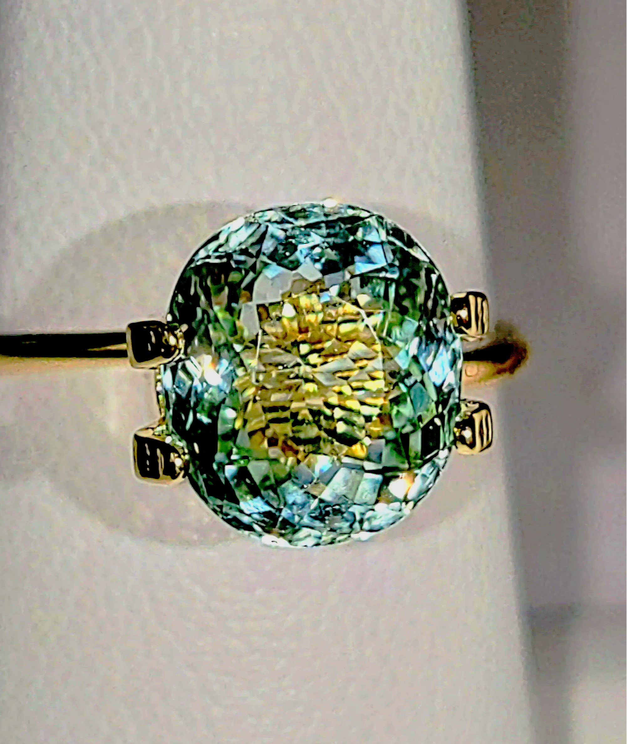 Genuine Neon Aqua Blue Titanium Tourmaline 2.94ct - TheCoveAtFoxHollow.com