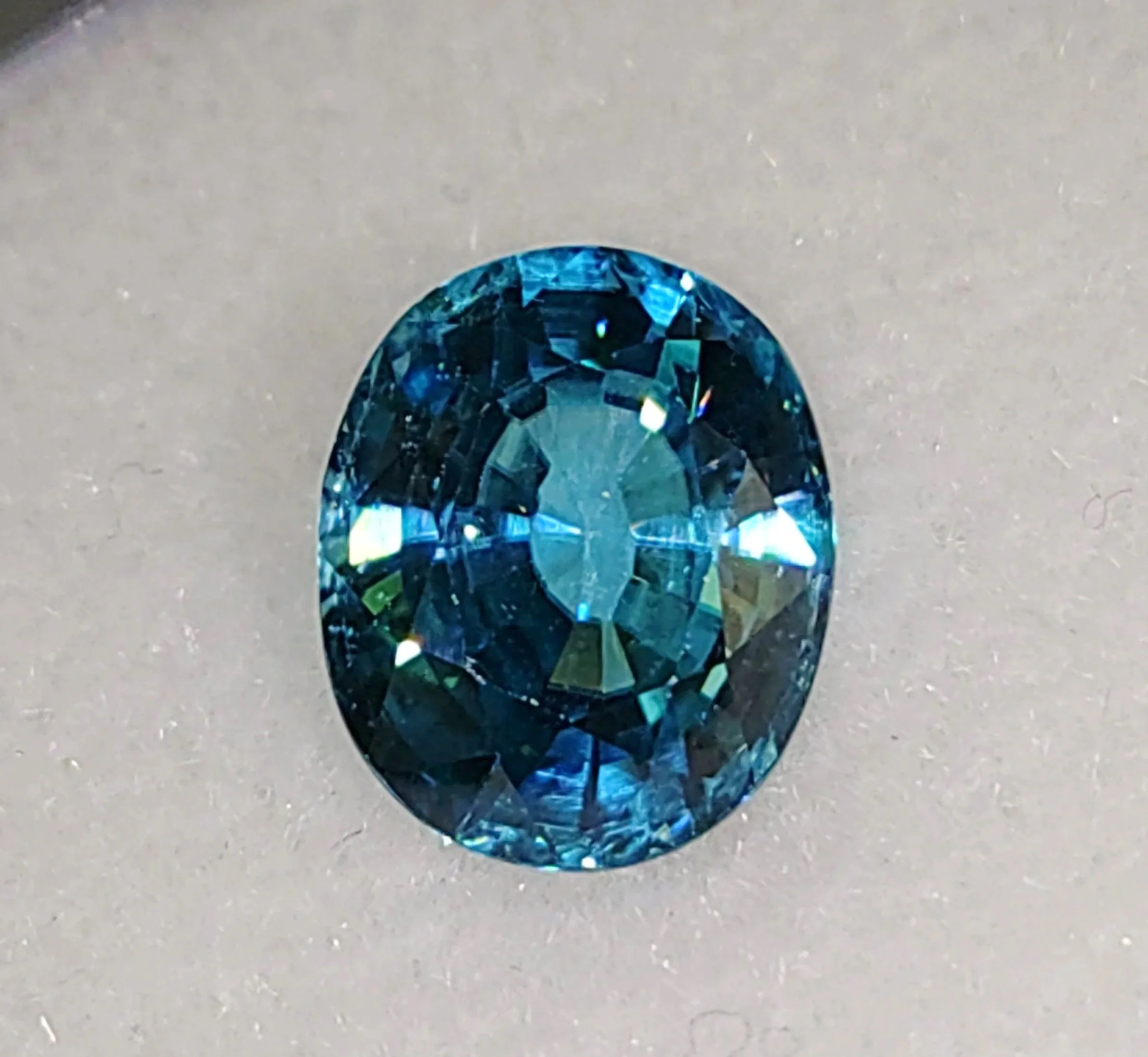 Genuine Blue Zircon 3.64ct from thecoveatfoxhollow.com
