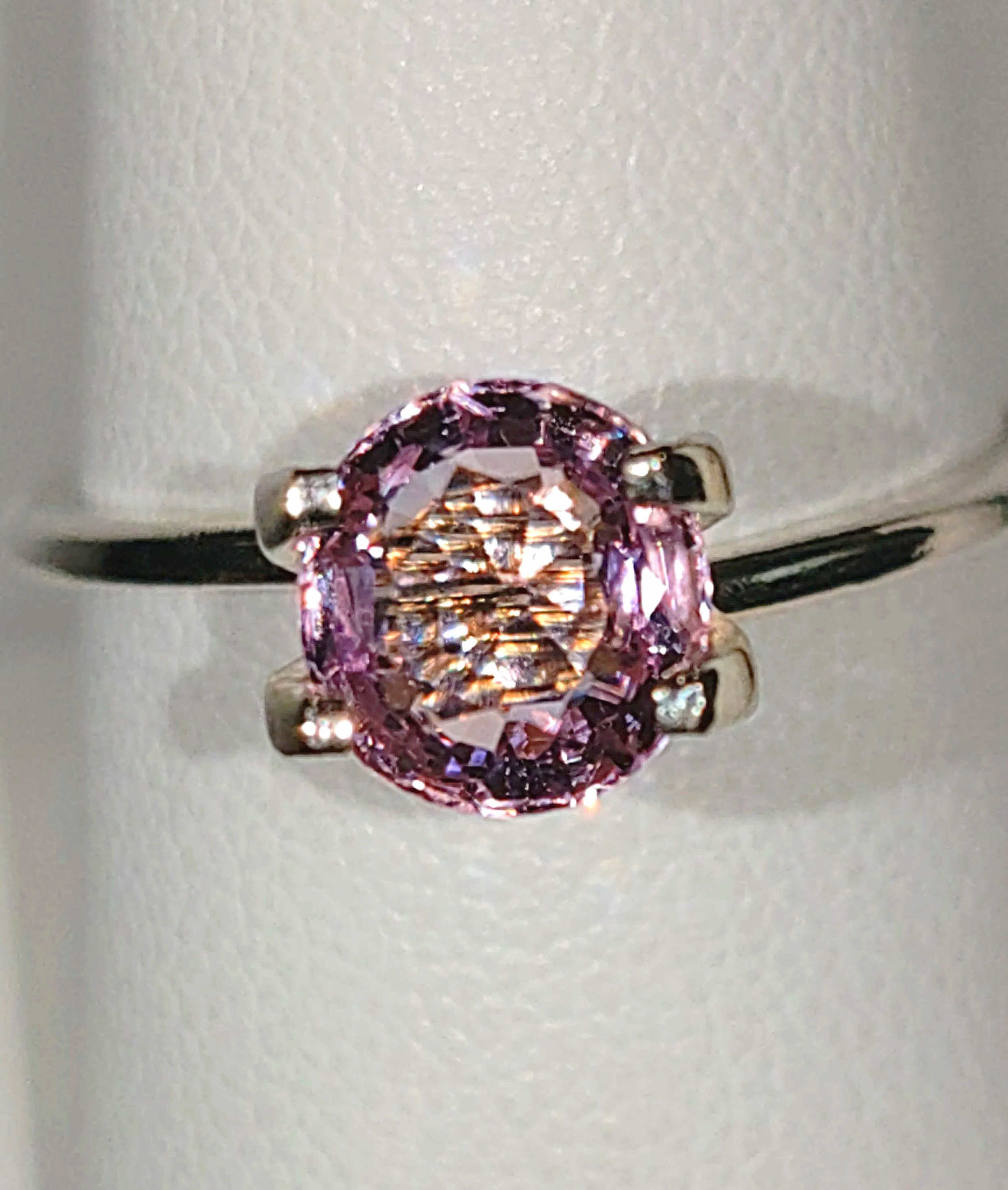 Genuine Pink Burmese Spinel 1.31ct from TheCoveAtFoxHollow.com