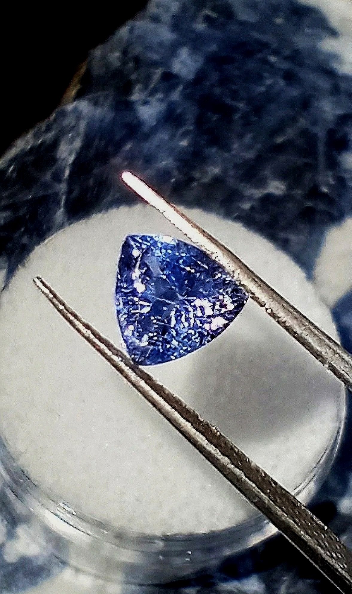 Genuine Tanzanite .89ct from TheCoveAtFoxHollow.com