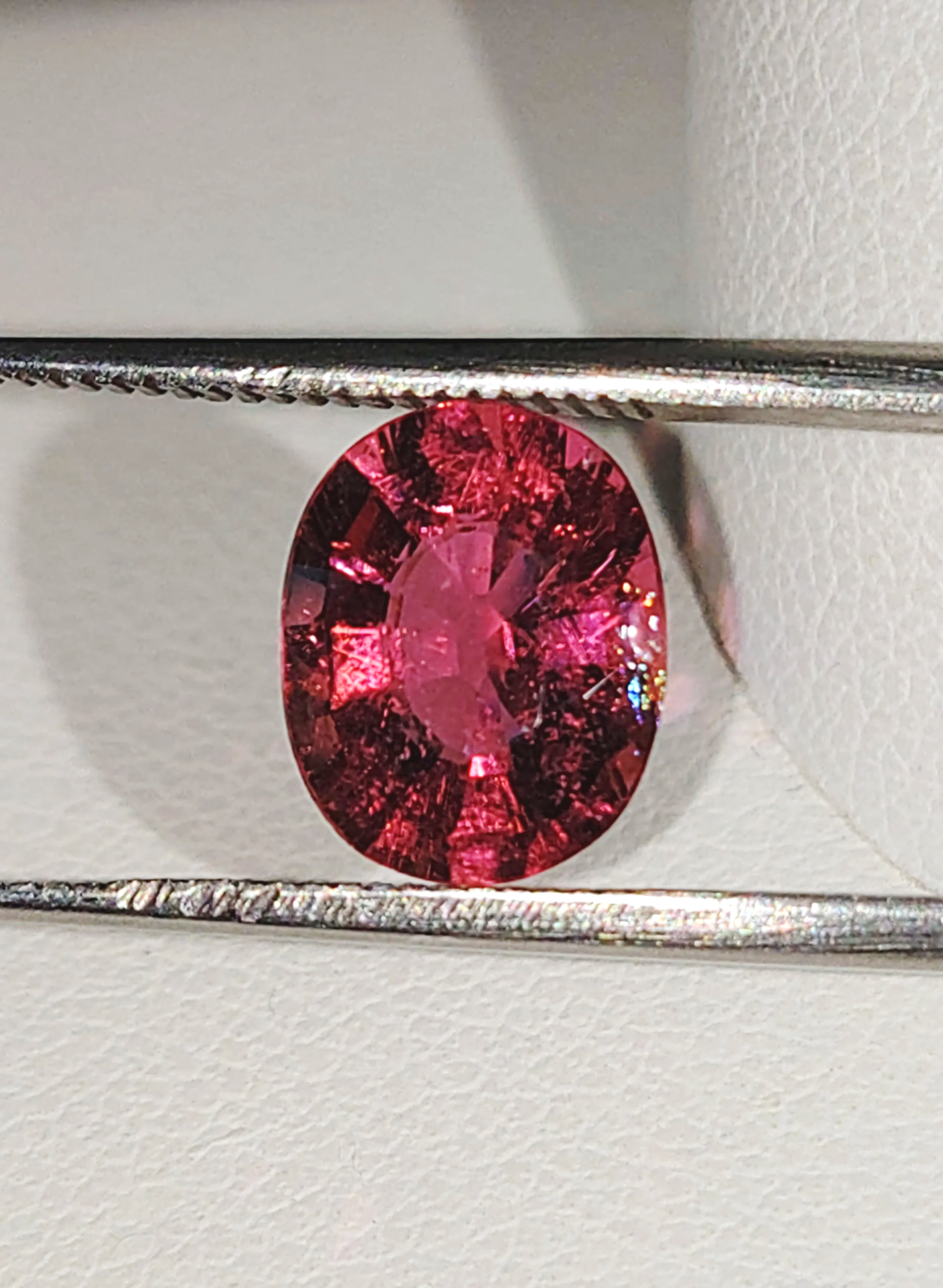 Genuine Neon Hot Pink Titanium Tourmaline 1.90ct TheCoveAtFoxHollow.com