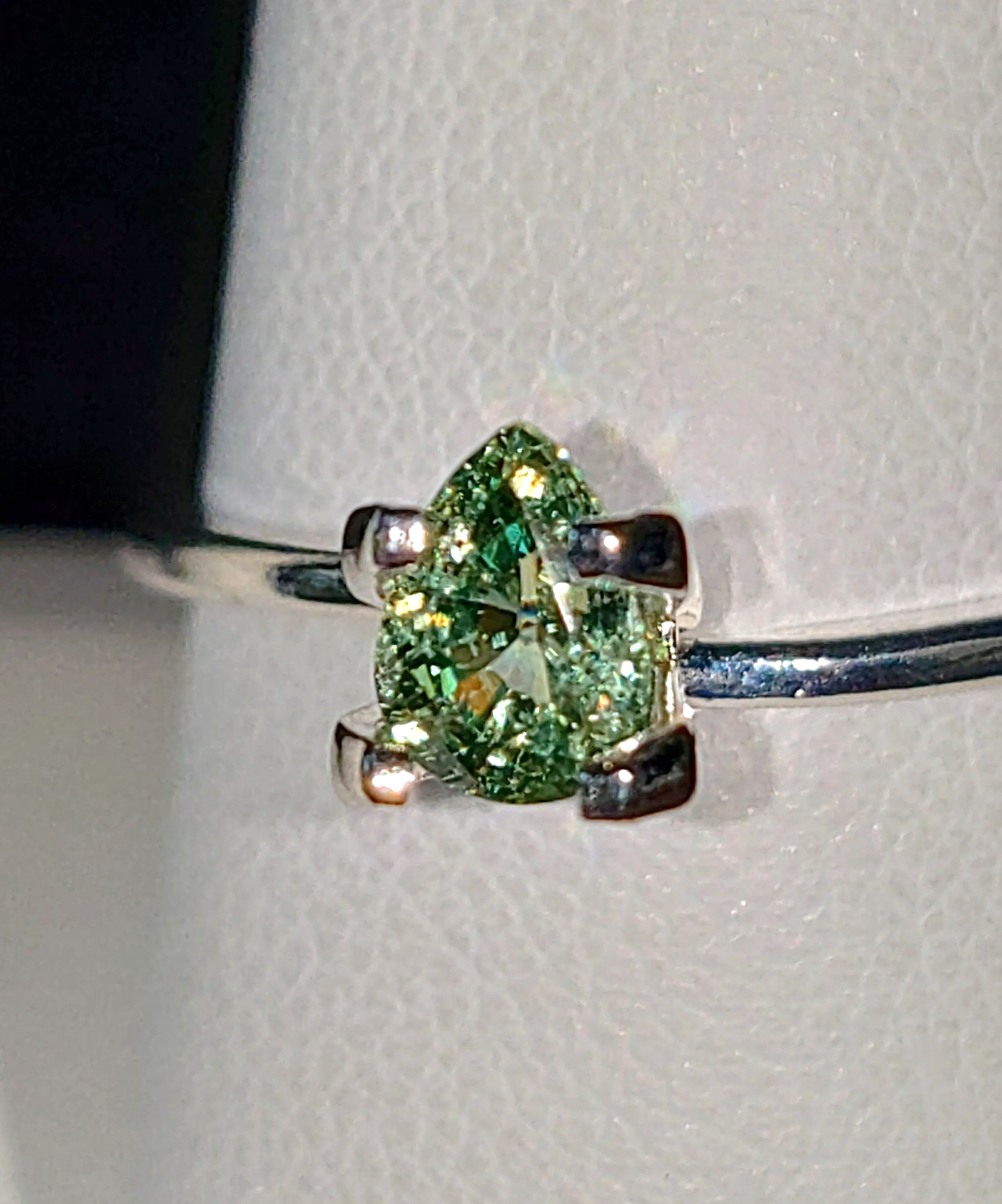 Genuine Green Dragon Mine Precious Demantoid Garnet .67ct from TheCoveAtFoxHollow.com
