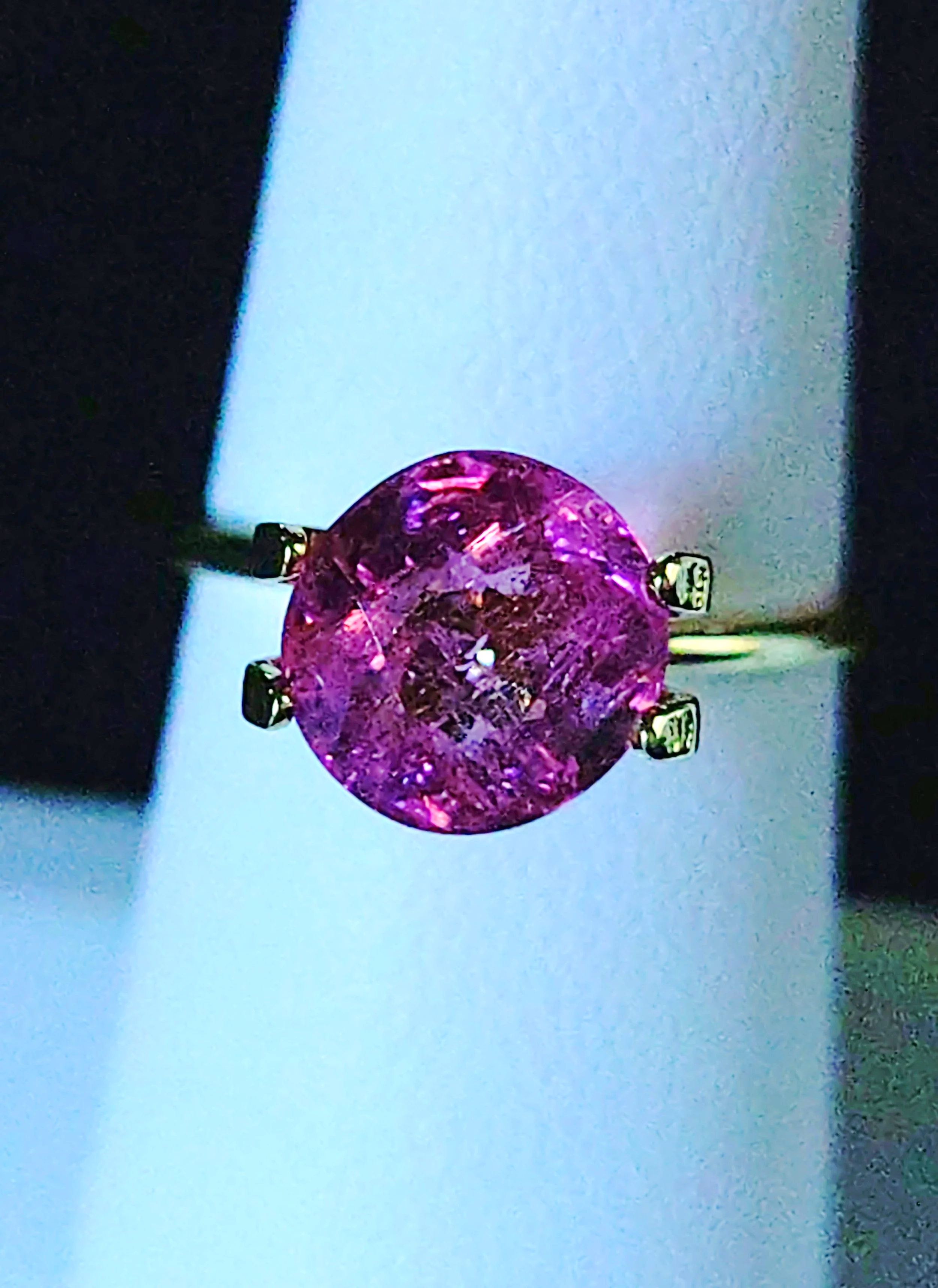 Genuine Neon Fuchsia Titanium Tourmaline 2.53ct from TheCoveAtFoxHollow.com