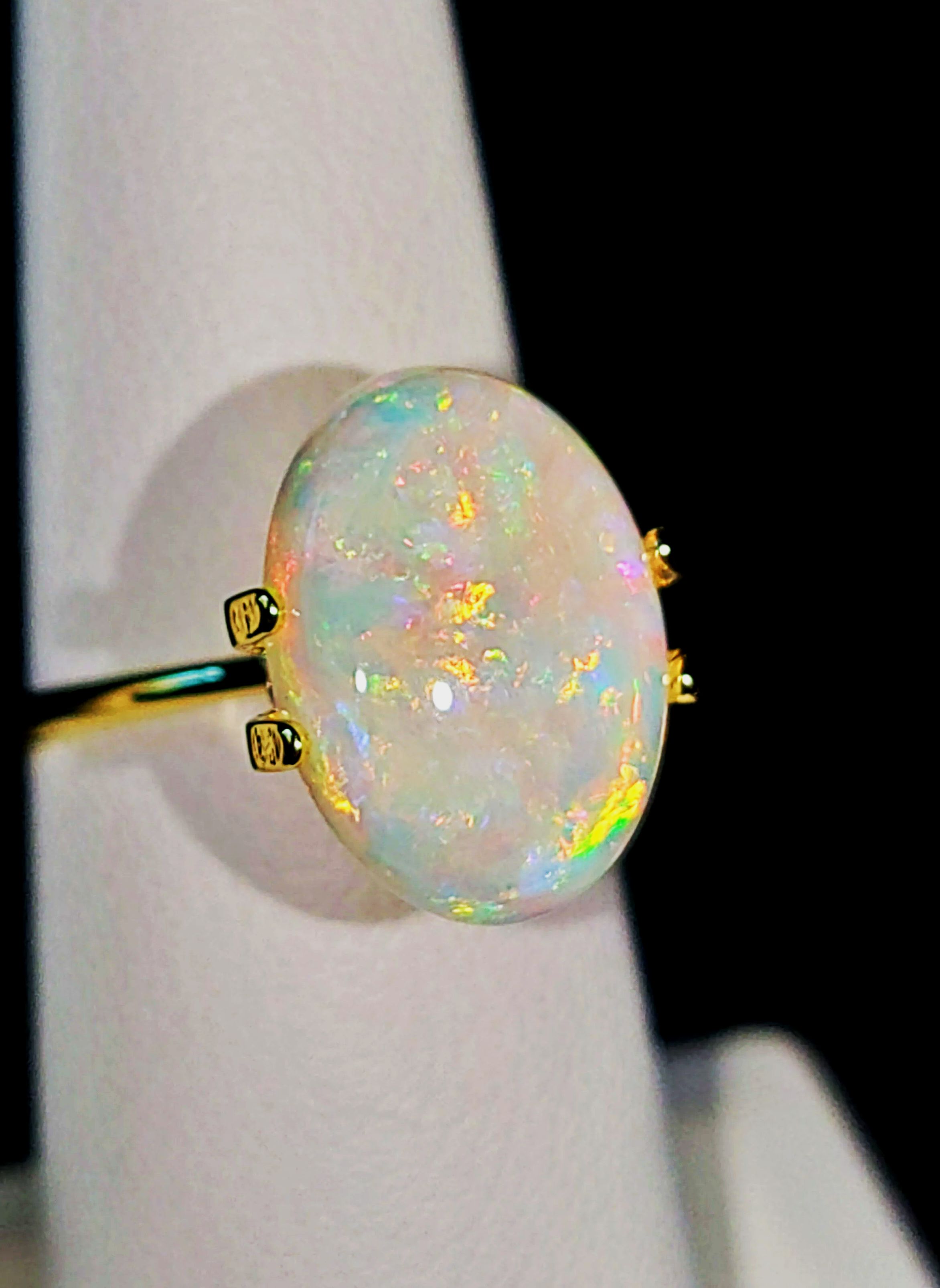 Genuine Australian Opal 3.30ct from TheCoveAtFoxHollow.com