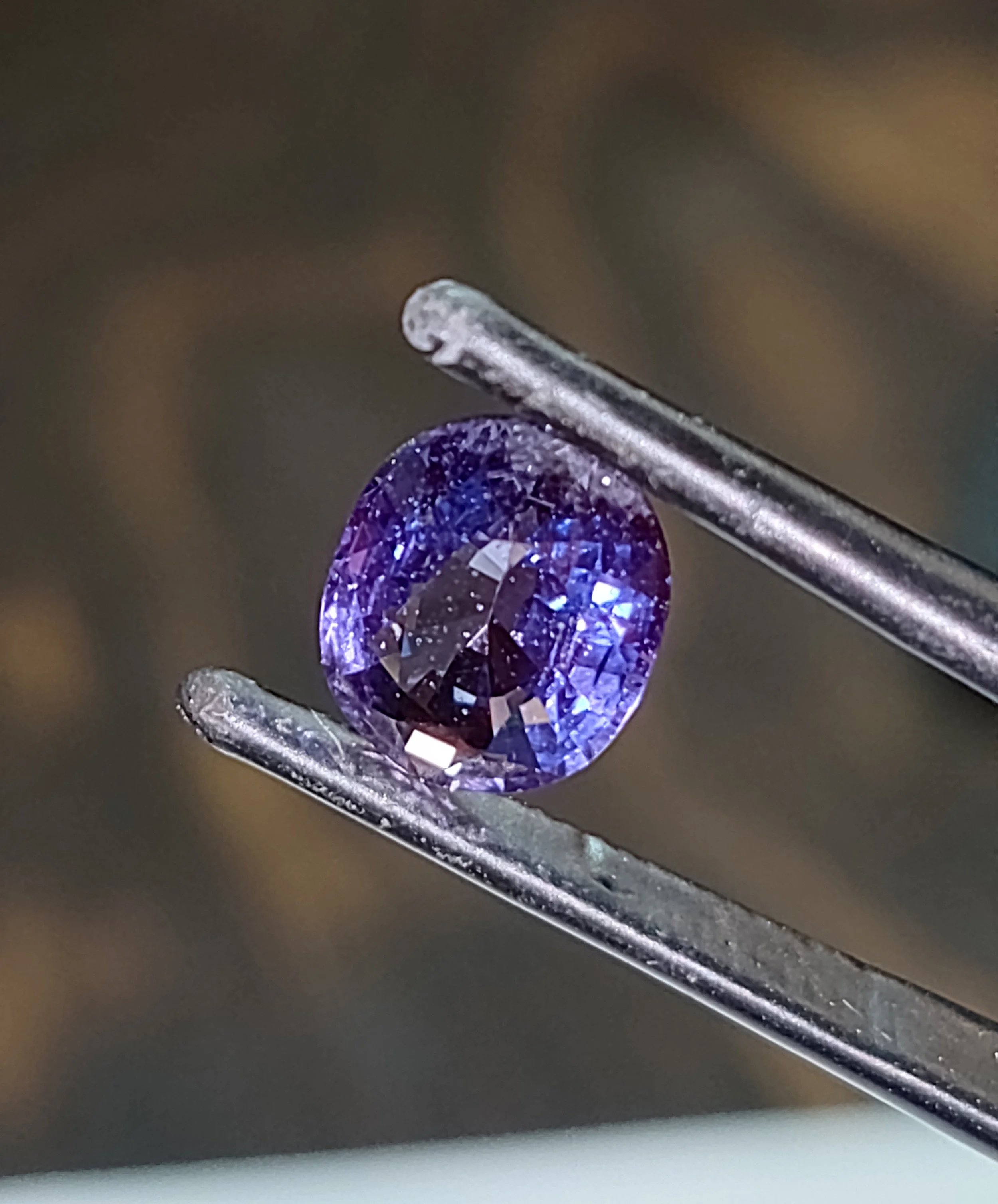 Genuine Ceylon Color Change Sapphire at 1.50ct from TheCoveAtFoxHollow.com