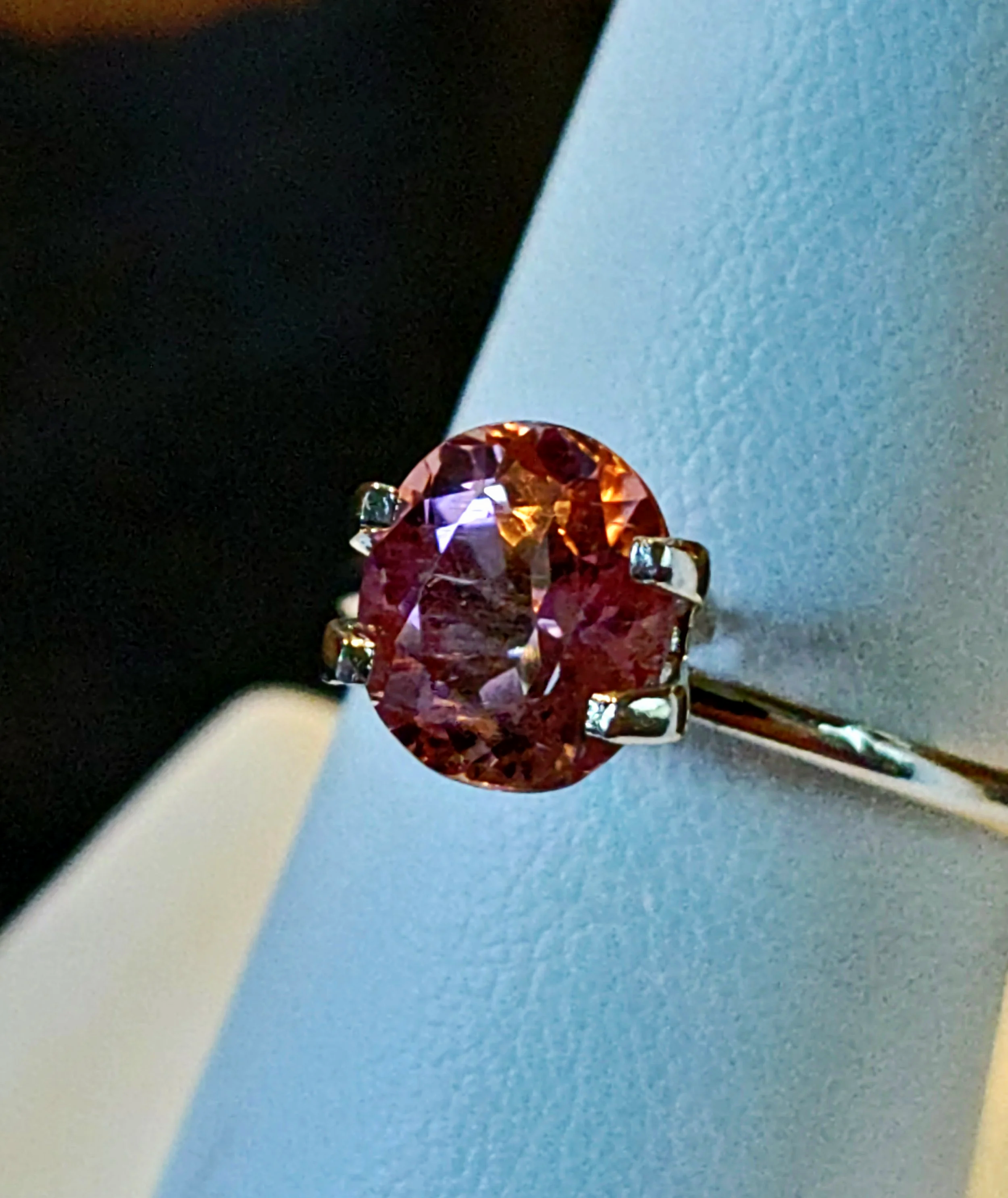 Genuine Neon Pink Orange Titanium Tourmaline 2.50ct from thecoveatfoxhollow.com