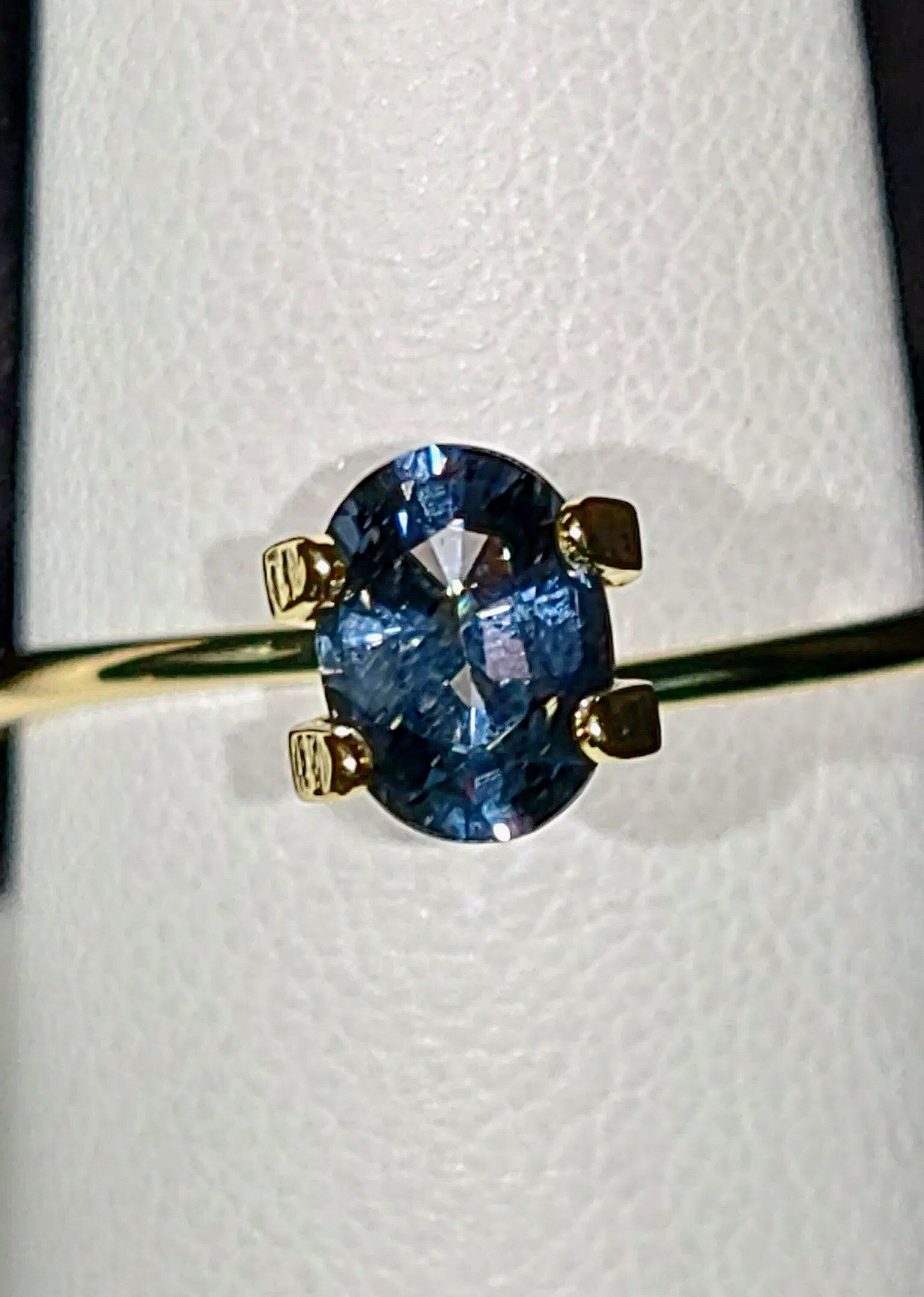 Genuine Cobalt Blue Spinel .90ct from TheCoveAtFoxHollow.com