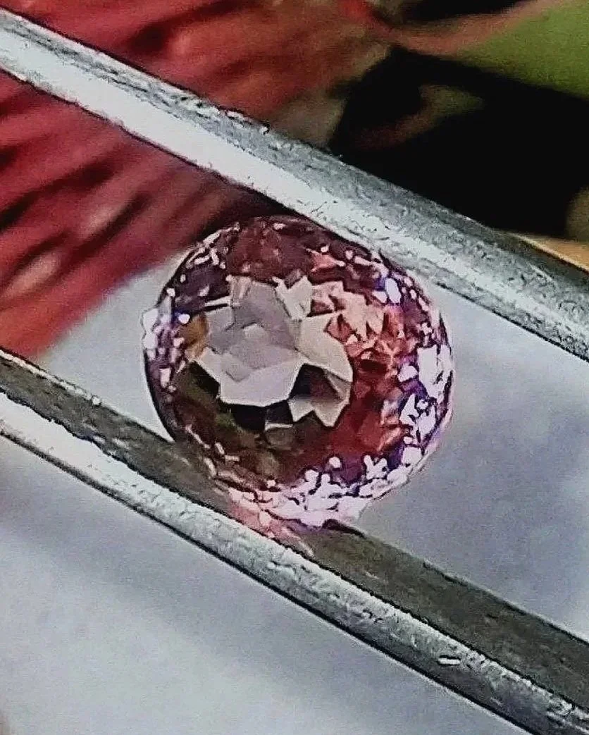 Genuine Neon Orange Pink Titanium Tourmaline 1.43ct