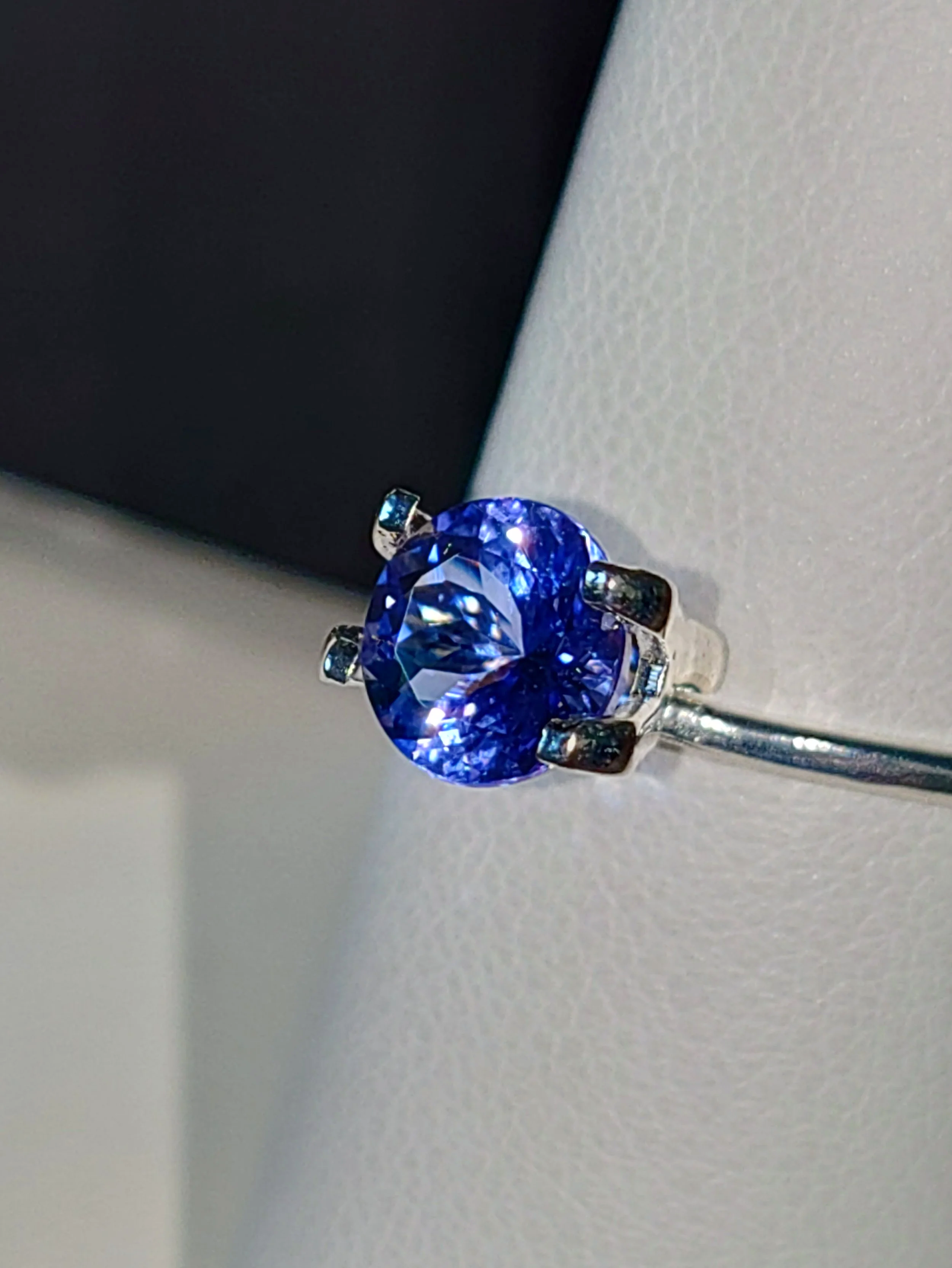 Genuine Tanzanite 1.29ct from TheCoveAtFoxHollow.com