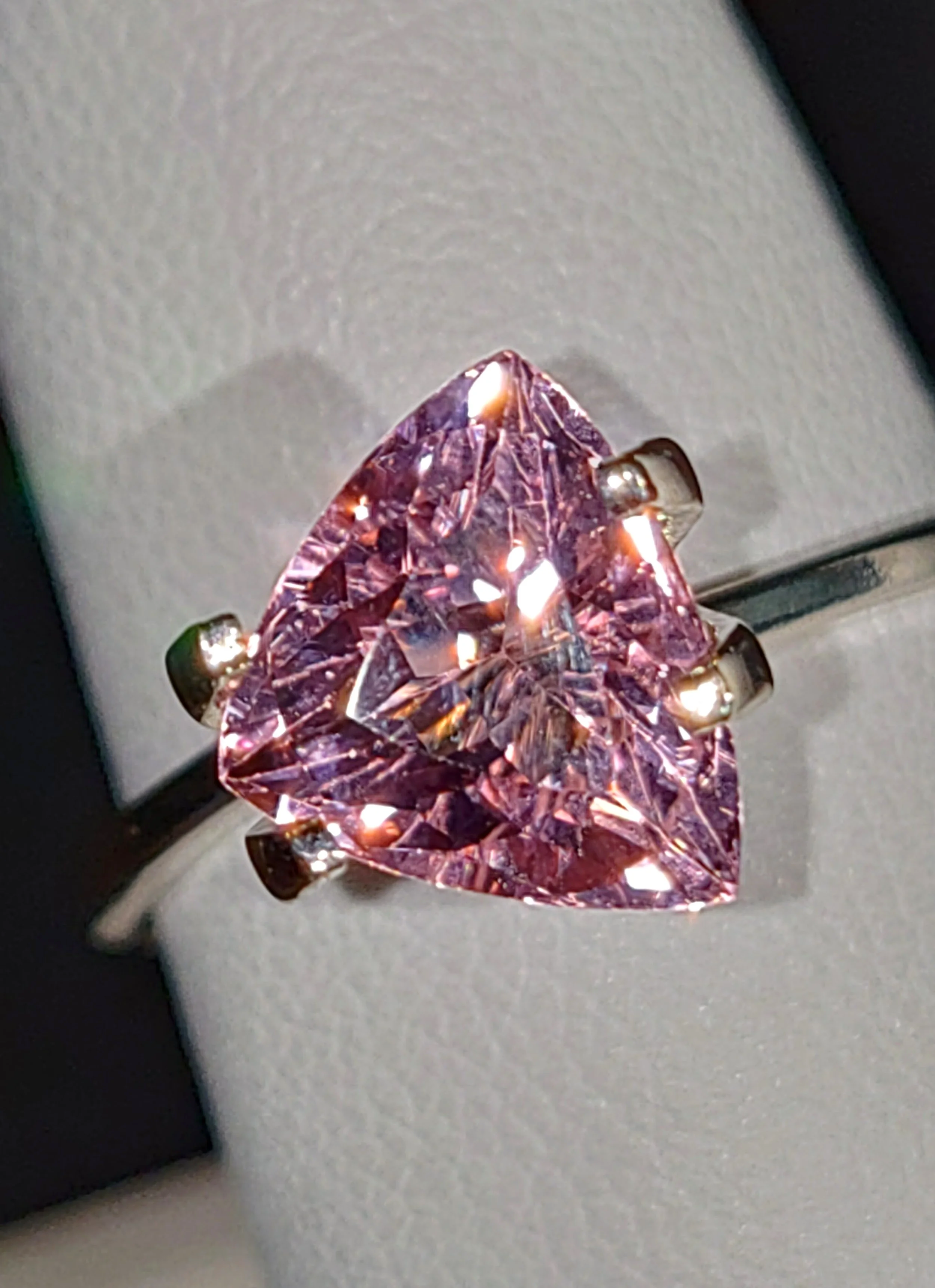 GIA Certified Genuine Neon Pink Titanium Tourmaline 2.14ct from TheCoveAtFoxHollow.com