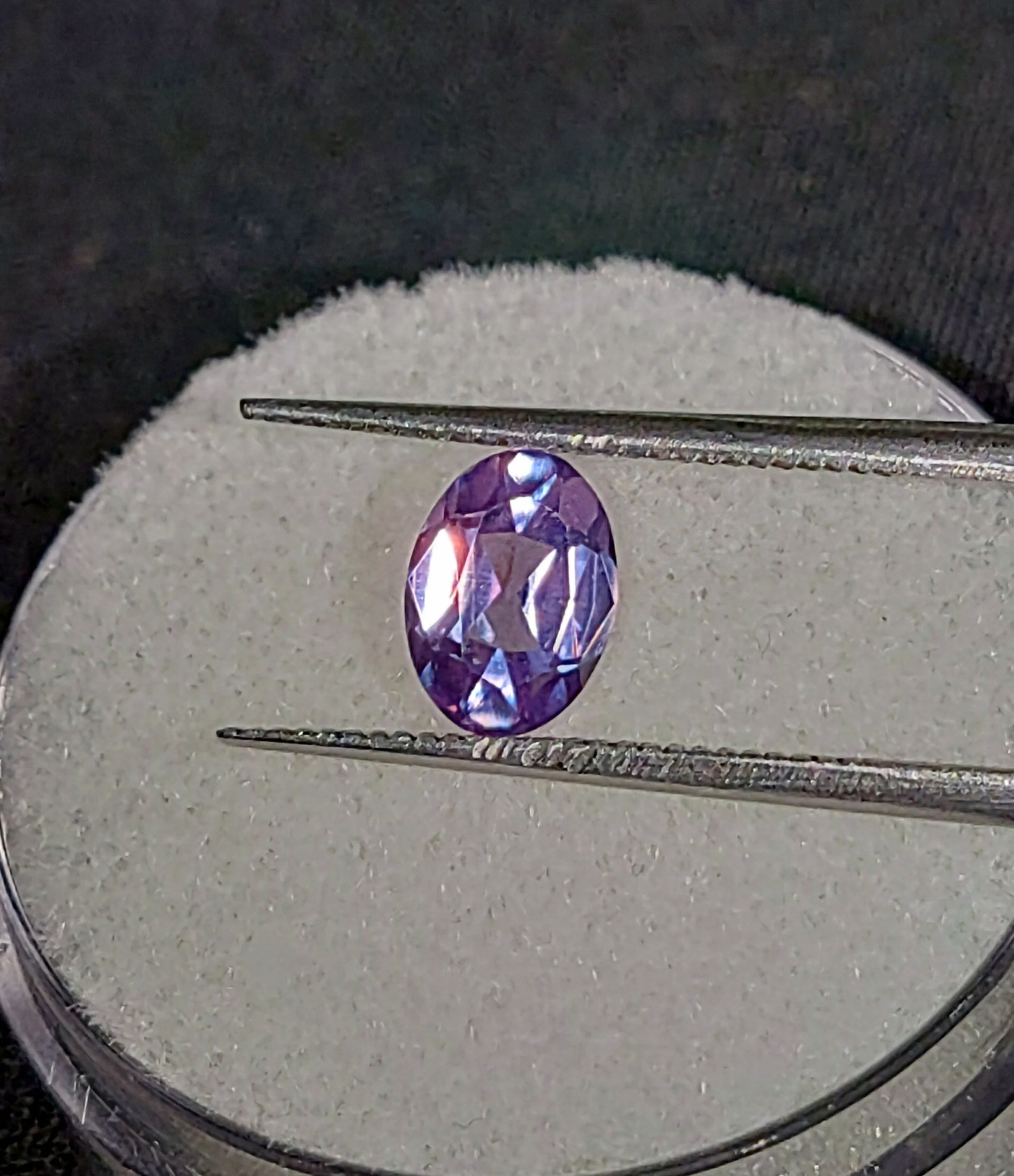 Genuine Alexandrite .87ct from TheCoveAtFoxHollow.com