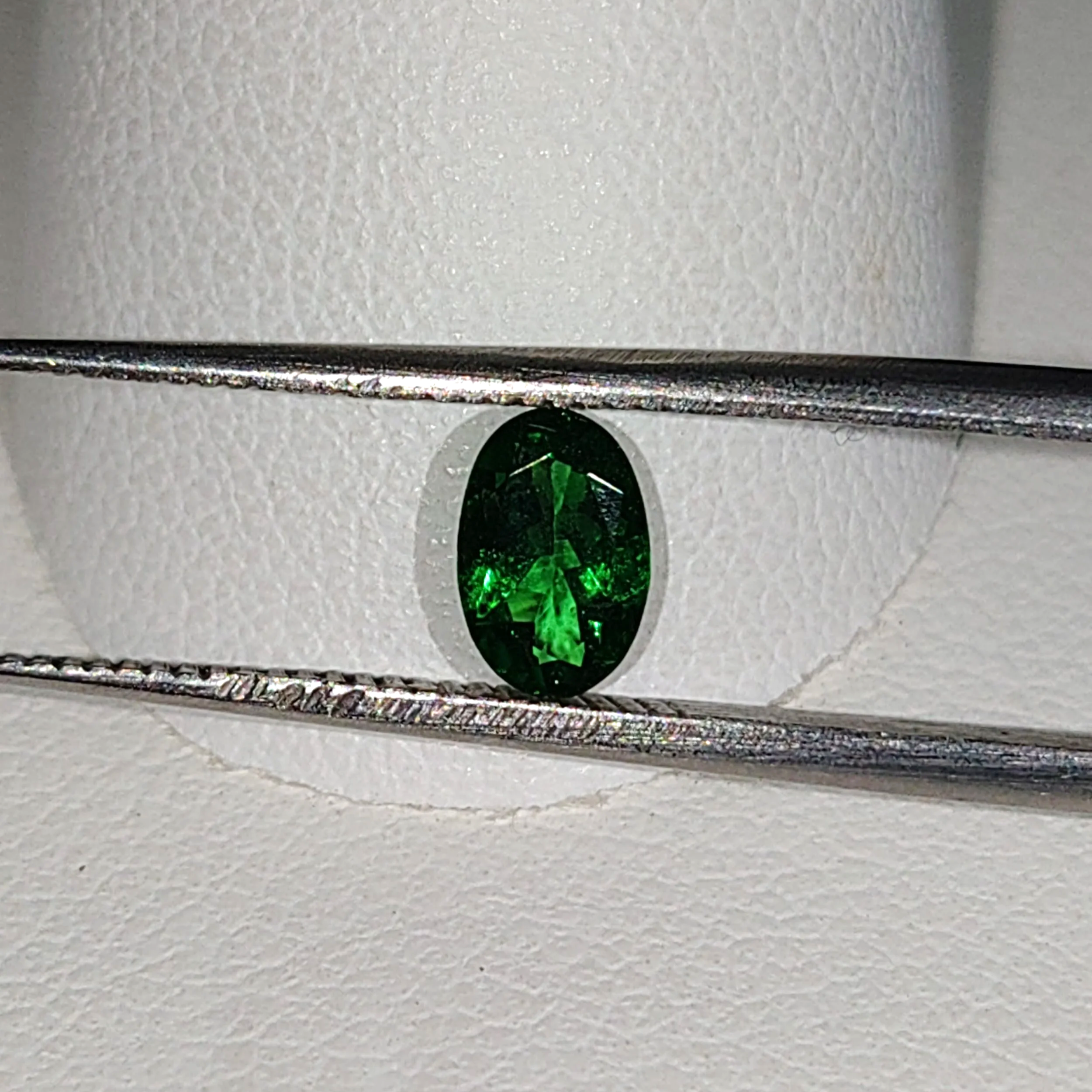 Genuine Tsavorite Garnet .38ct from TheCoveAtFoxHollow.com