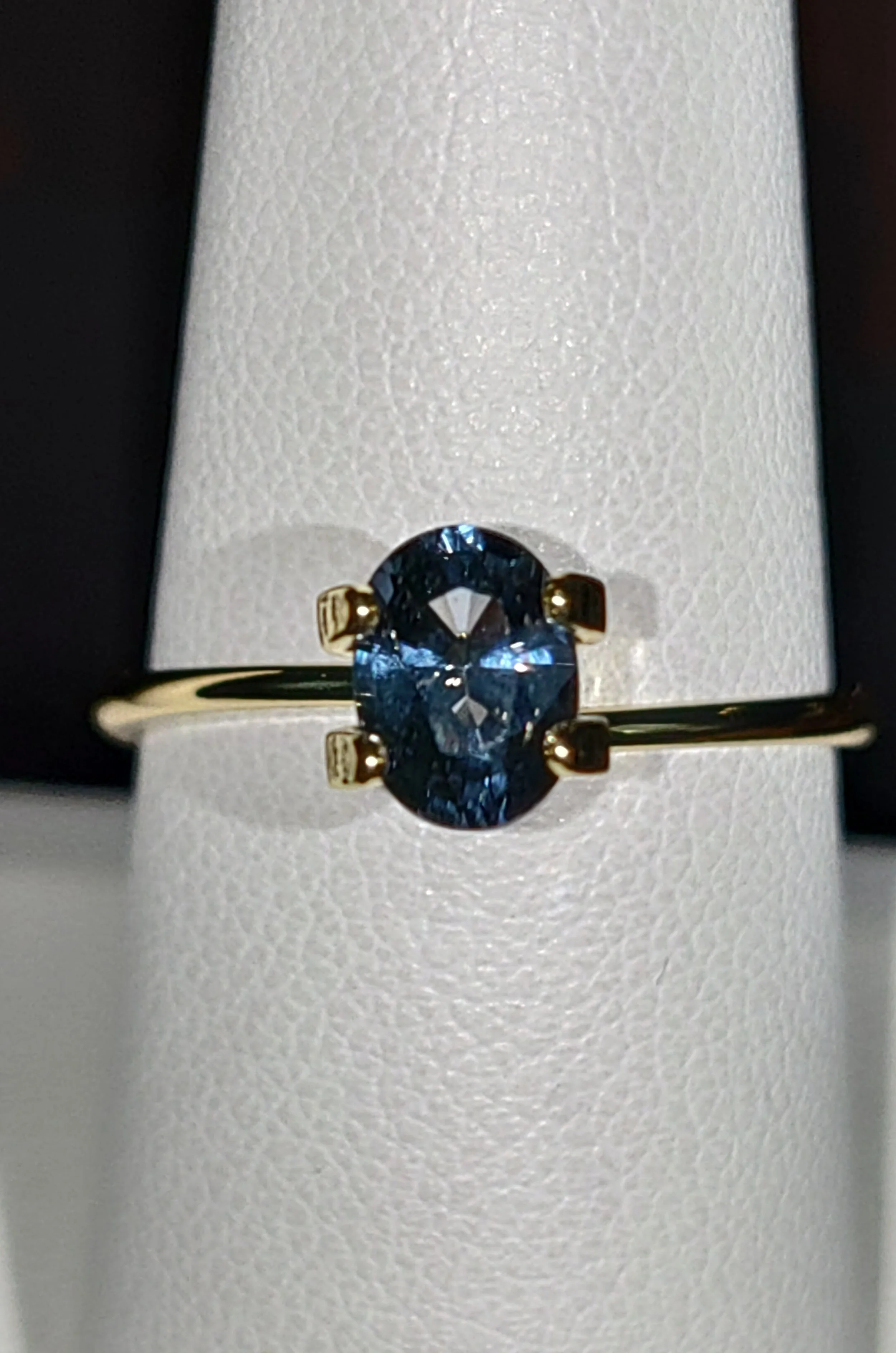 Genuine Cobalt Blue Spinel .90ct from TheCoveAtFoxHollow.com