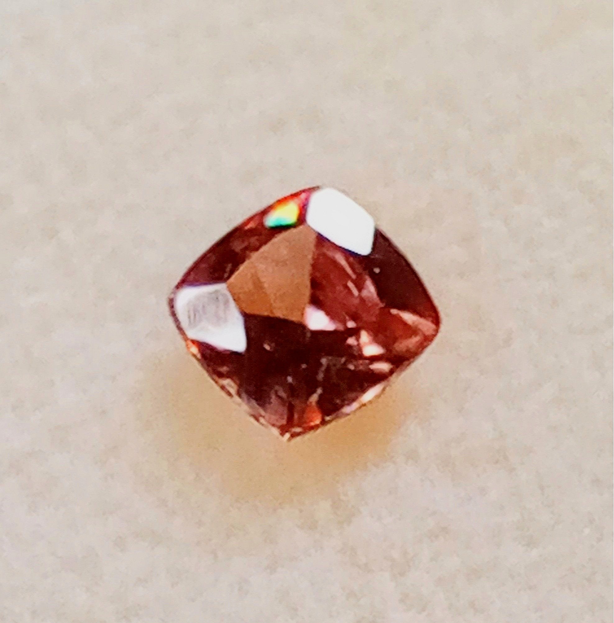 Genuine Cor de Rosa Red Zircon 2.31ct from thecoveatfoxhollow.com