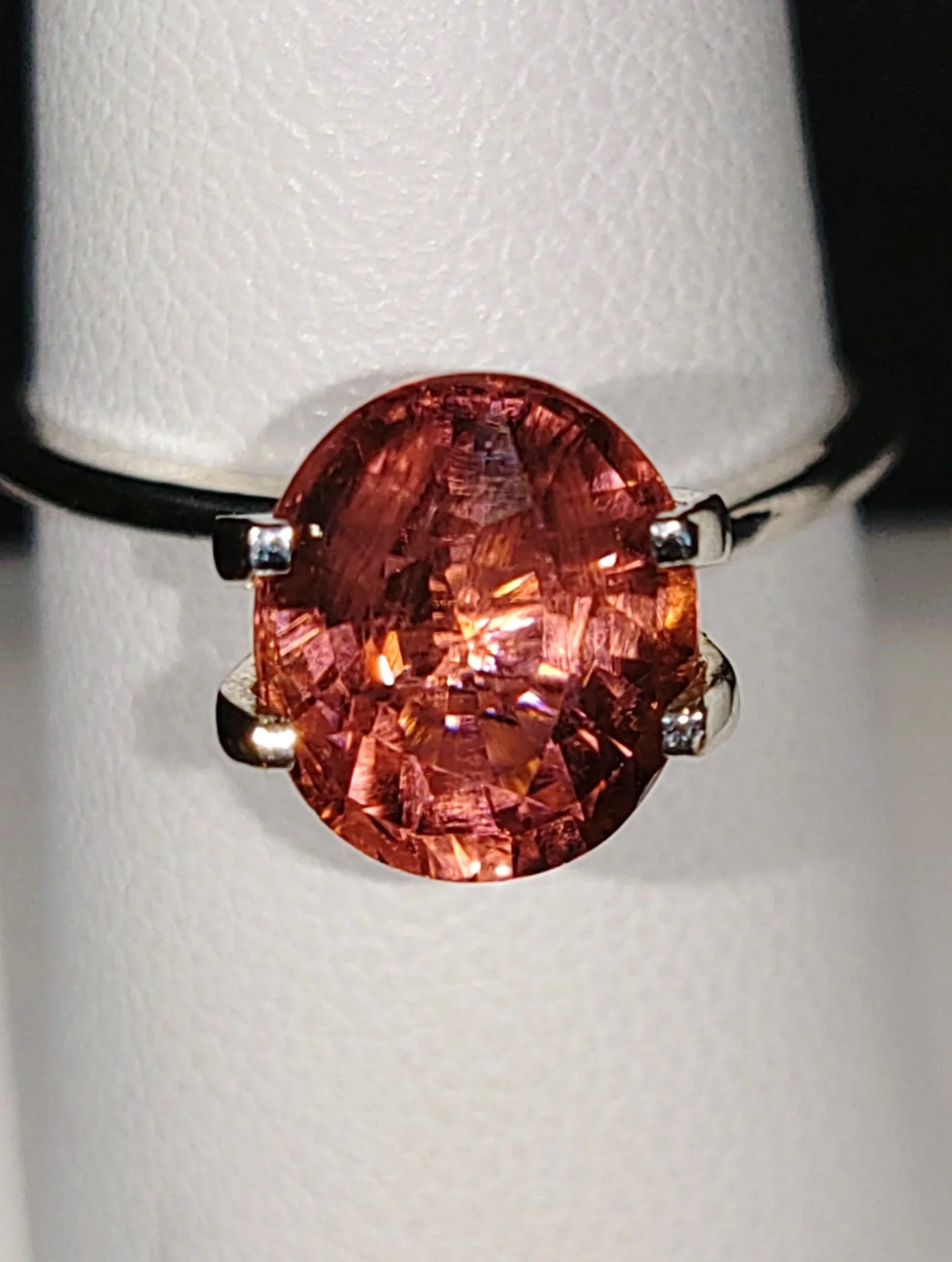 Genuine Neon Pink Orange Purple Titanium Tourmaline 3.26ct from TheCoveAtFoxHollow.com