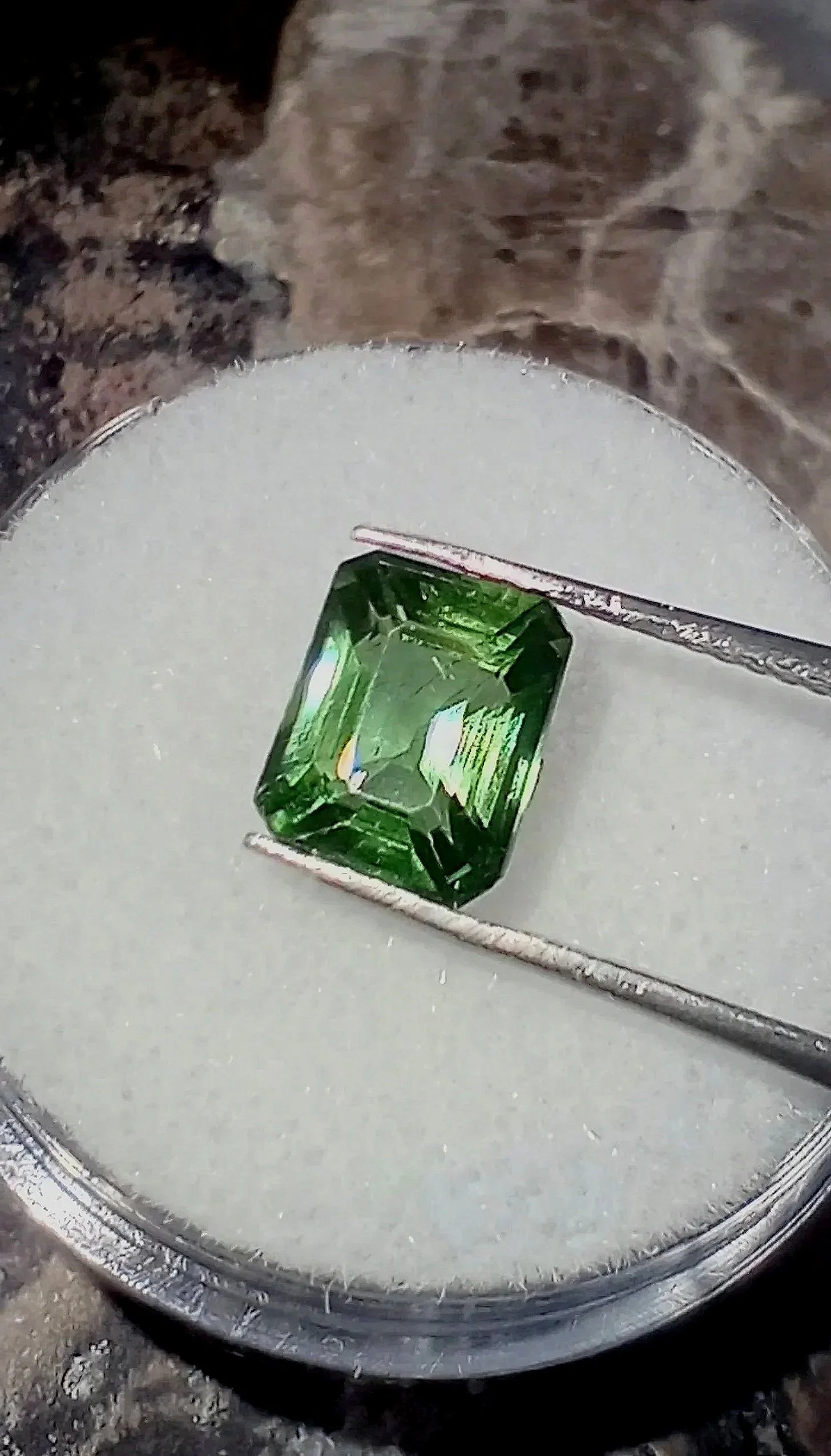 Genuine Unheated Green Apatite 1.93ct from TheCoveAtFoxHollow.com
