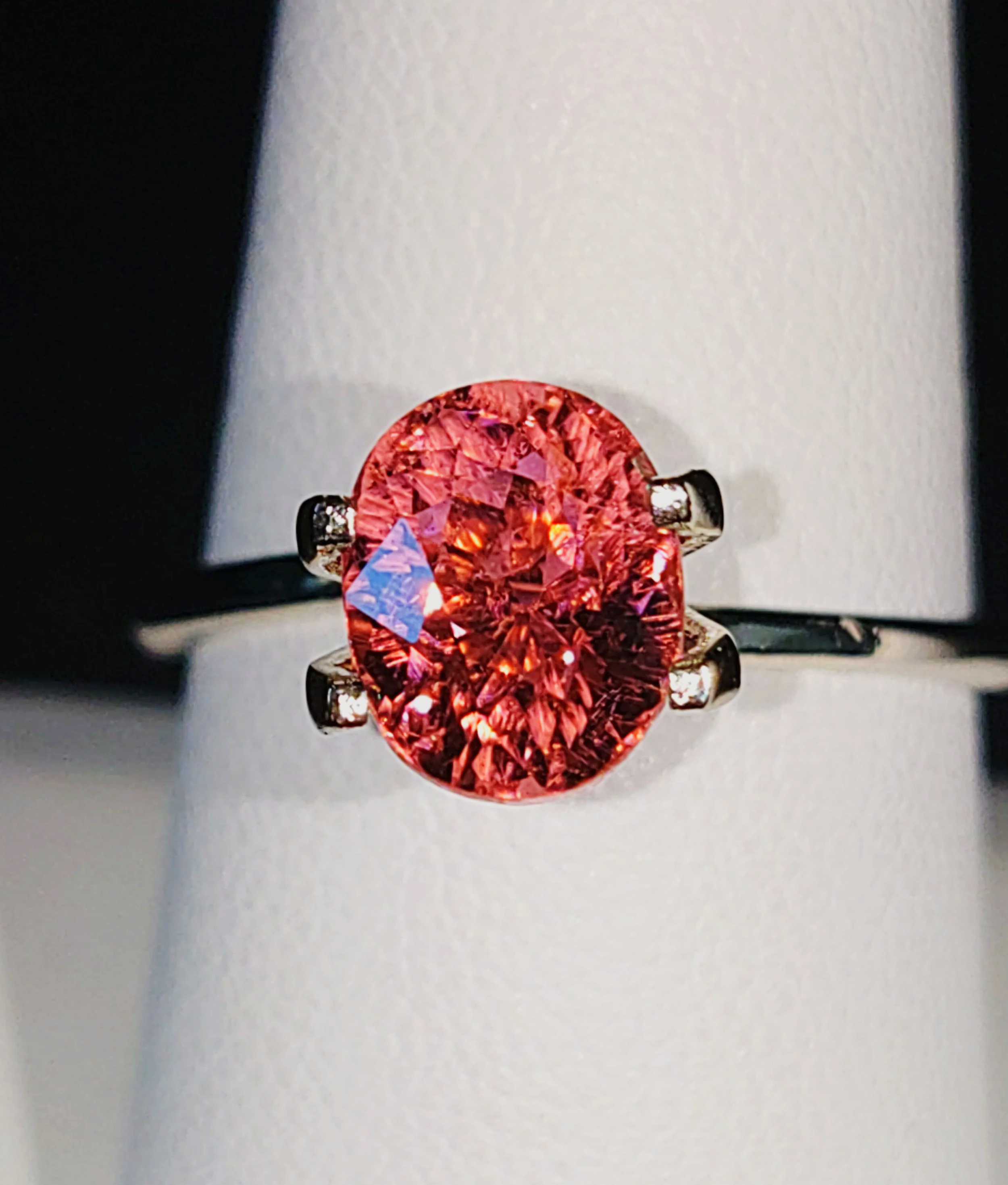 Genuine Neon Hot Pink Titanium Tourmaline 2.58ct TheCoveAtFoxHollow.com