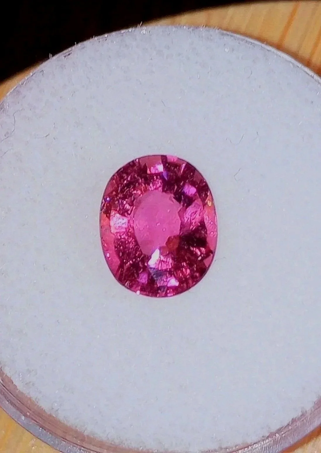 Genuine Neon Hot Pink Titanium Tourmaline 1.90ct TheCoveAtFoxHollow.com
