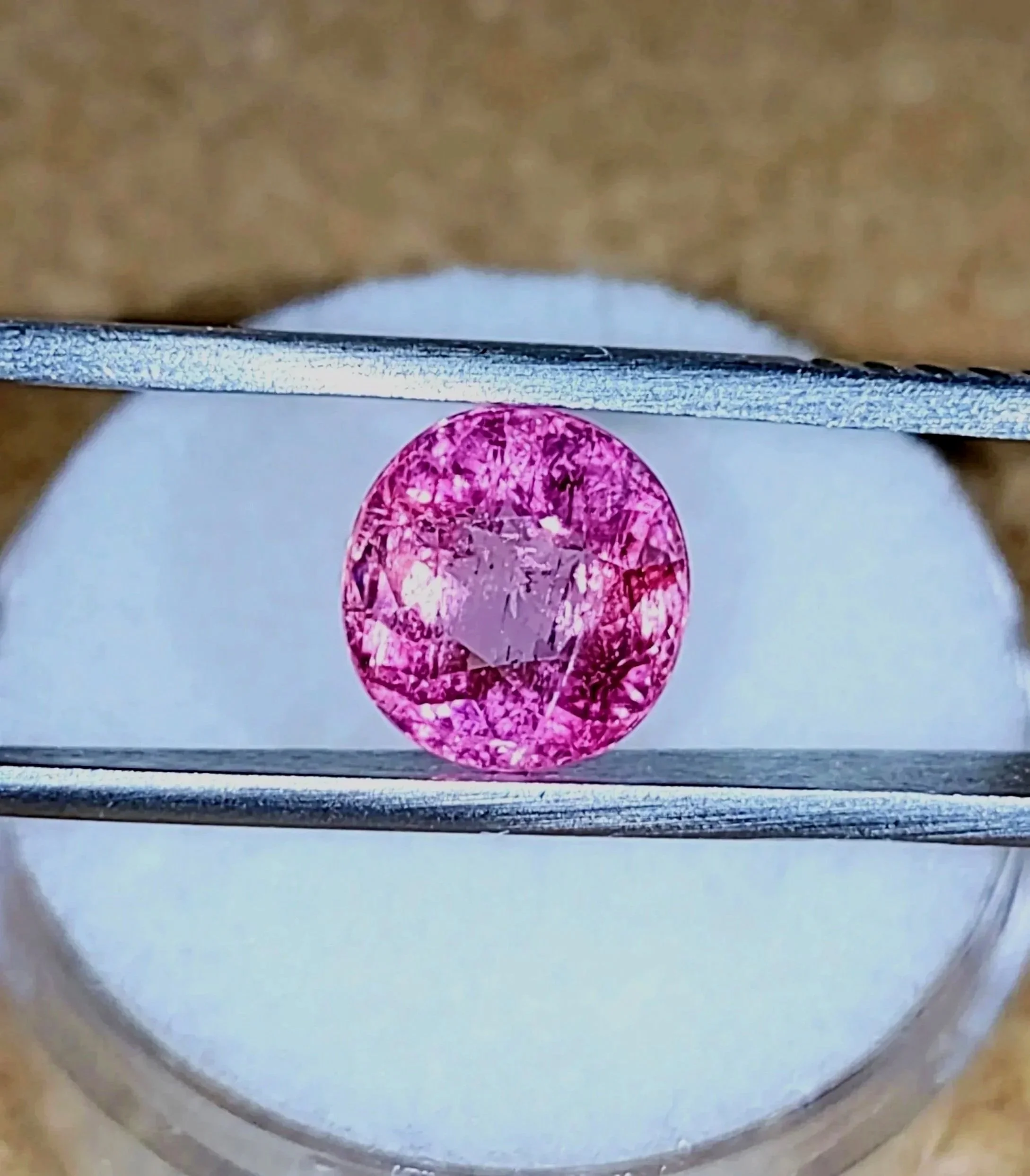 Genuine Neon Fuchsia Titanium Tourmaline 2.53ct from TheCoveAtFoxHollow.com
