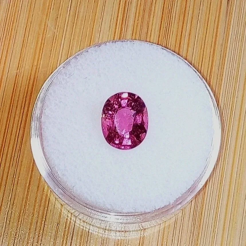 Genuine Neon Hot Pink Titanium Tourmaline 1.90ct from TheCoveAtFoxHollow.com