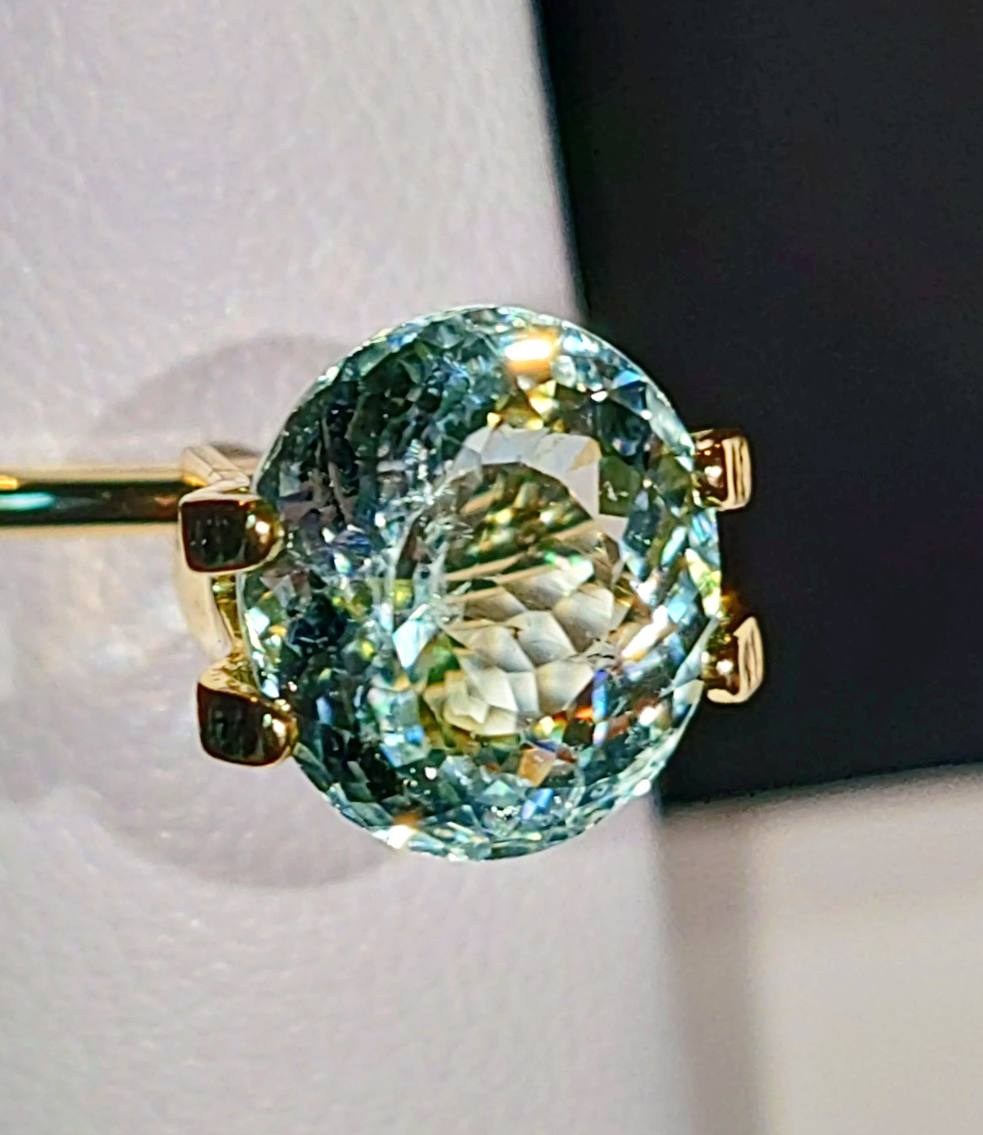 Genuine Neon Seafoam Titanium Tourmaline 2.60ct from TheCoveAtFoxHollow.com