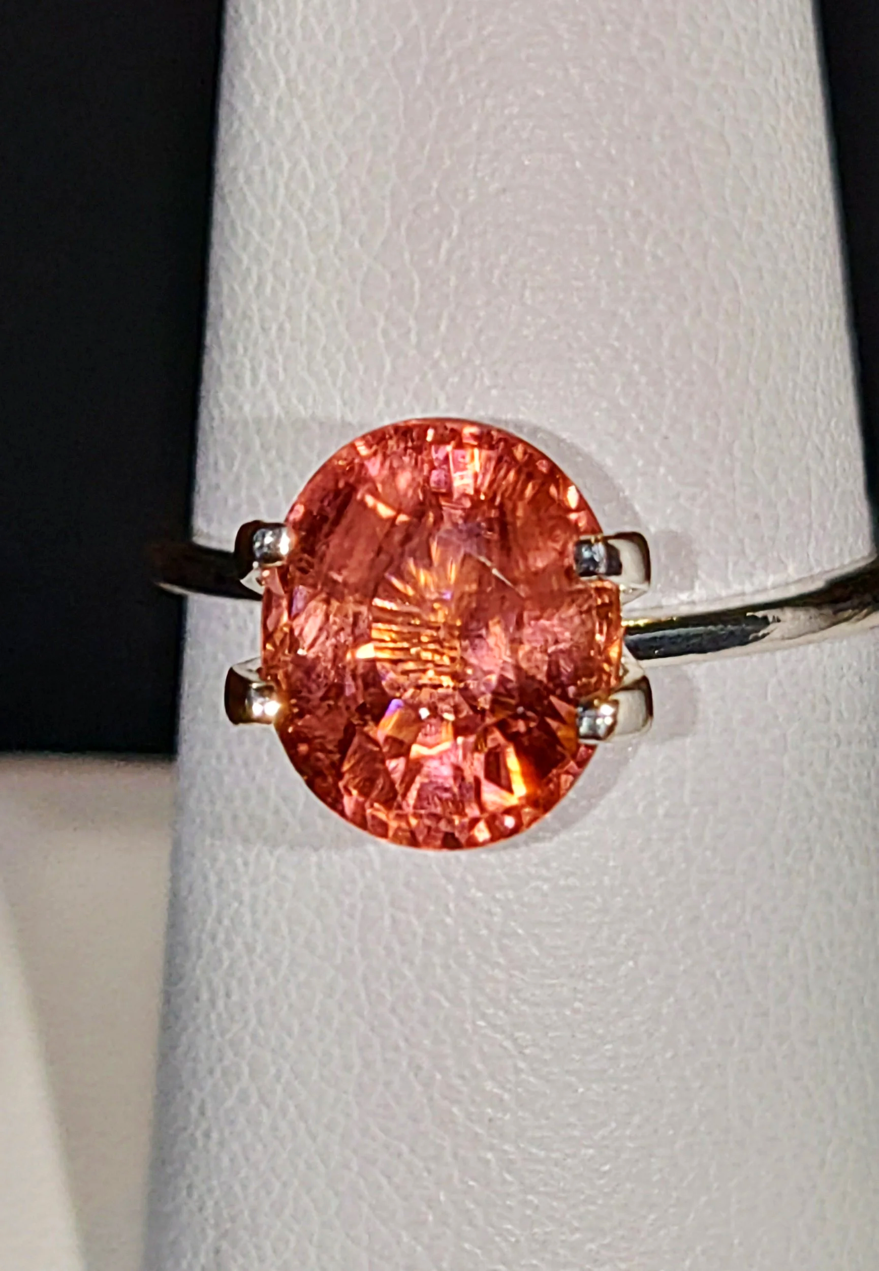 Genuine Neon Pink Orange Purple Titanium Tourmaline 3.26ct from TheCoveAtFoxHollow.com