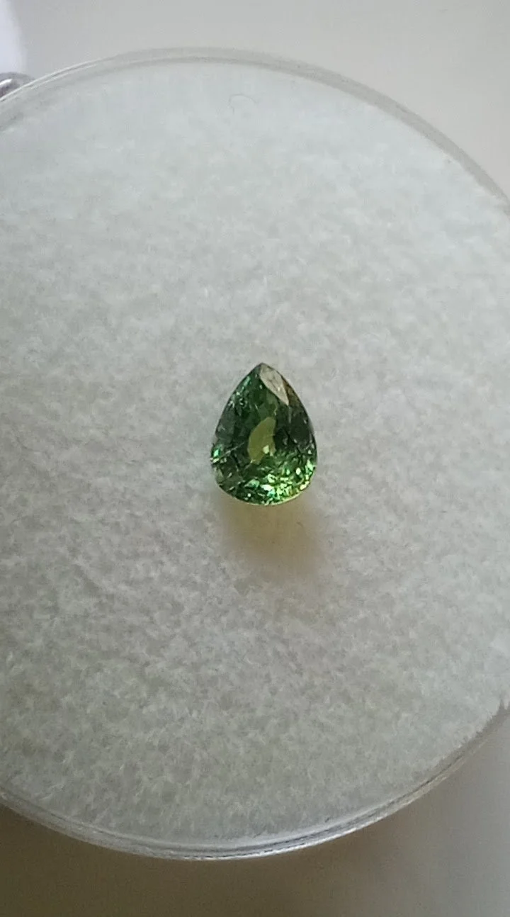 Genuine Green Dragon Mine Precious Demantoid Garnet .67ct from TheCoveAtFoxHollow.com
