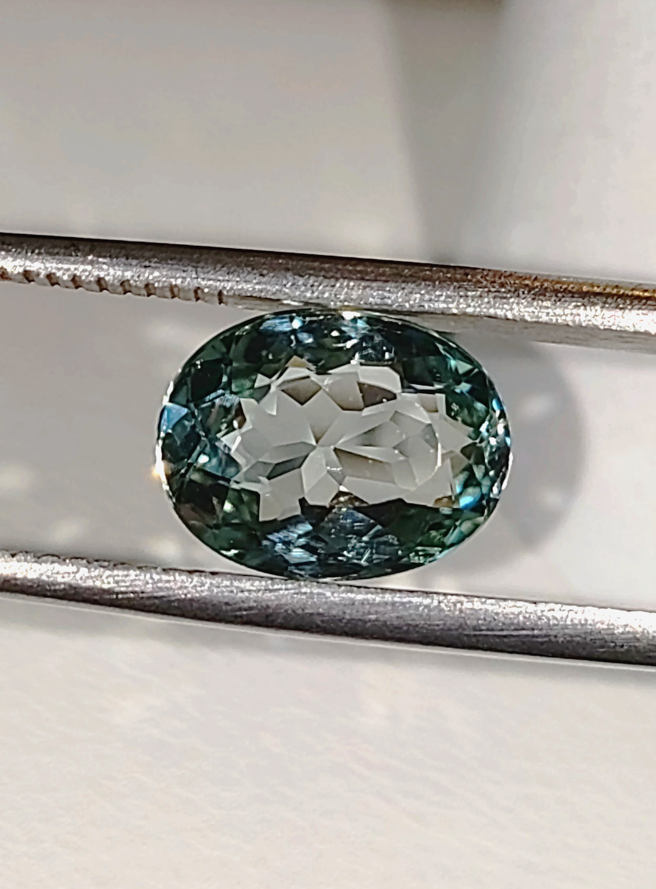 Genuine Neon Seafoam Titanium Tourmaline 1.75ct TheCoveAtFoxHollow.com