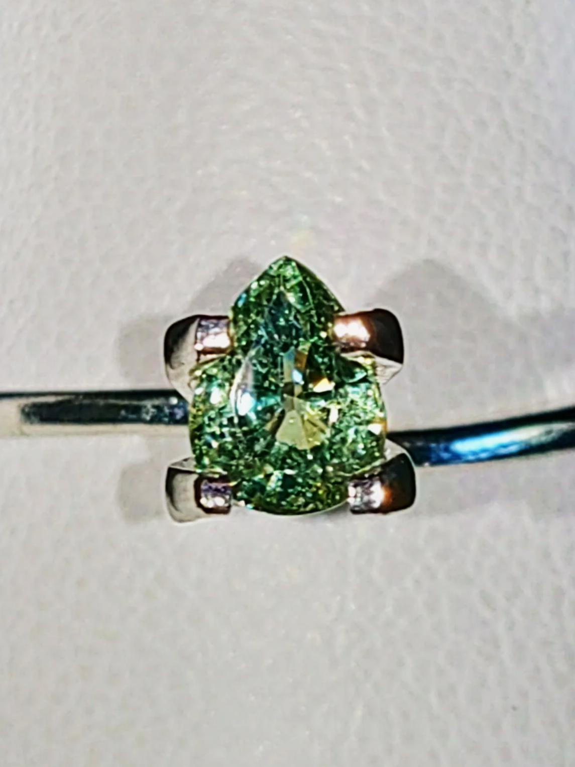 Genuine Green Dragon Mine Precious Demantoid Garnet .67ct from TheCoveAtFoxHollow.com