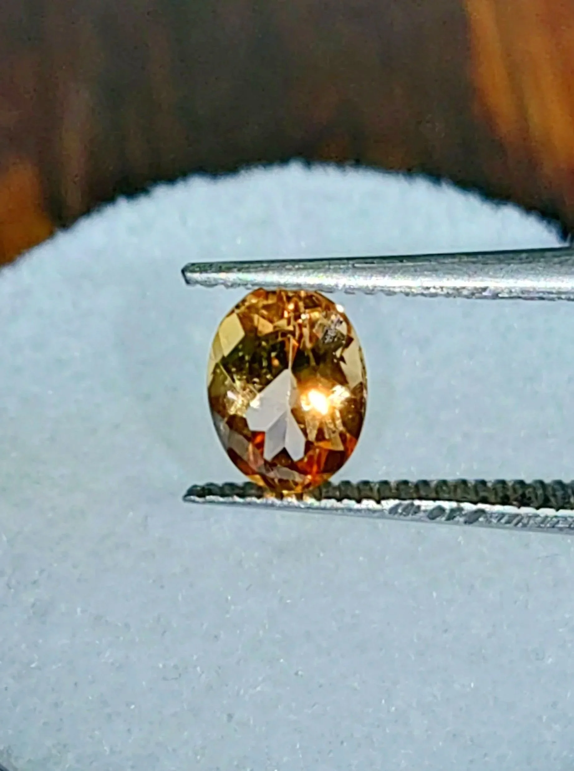 Genuine Imperial Topaz .89ct from TheCoveAtFoxHollow.com