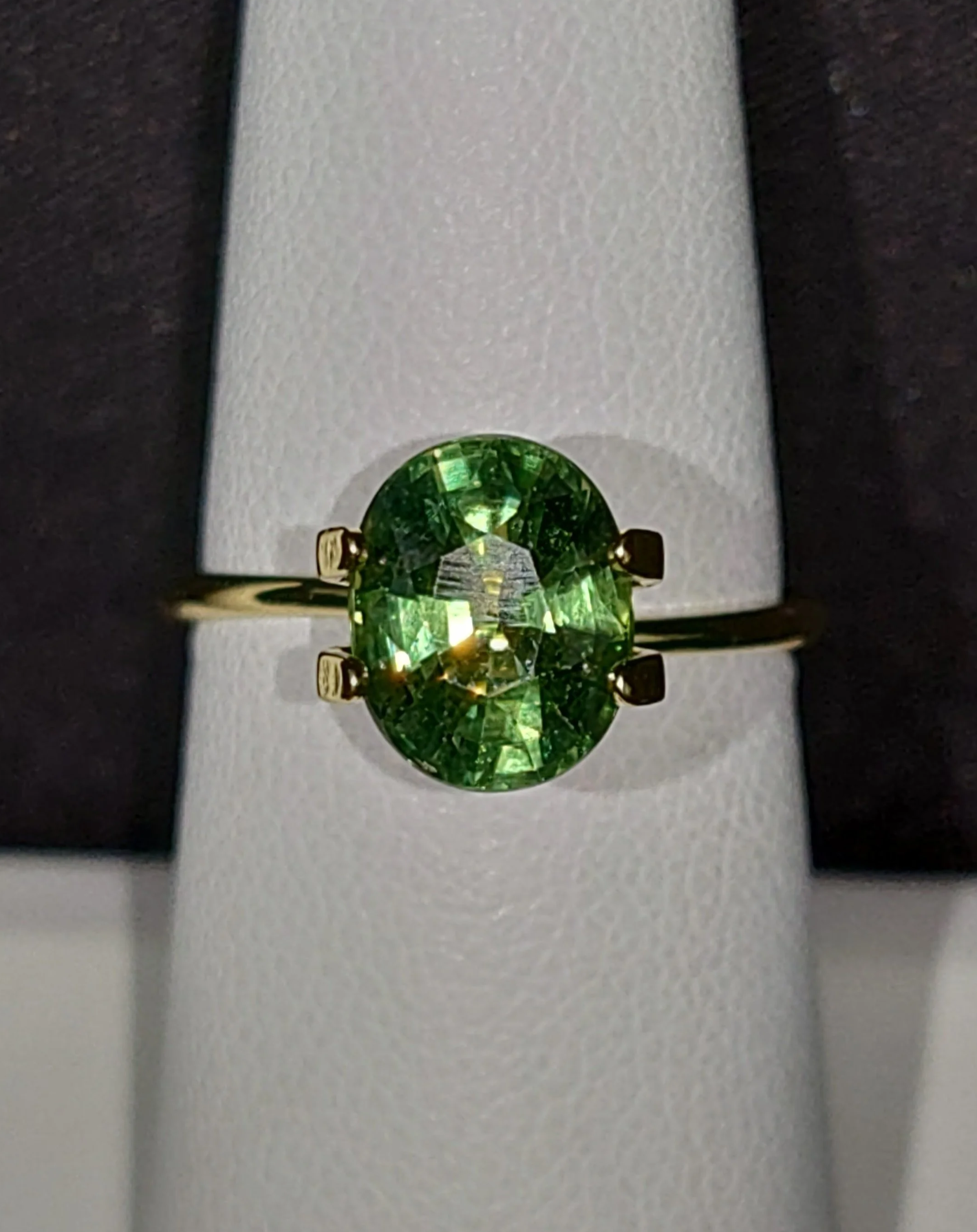 Genuine Unheated Green Apatite 2.38ct from TheCoveAtFoxHollow.com