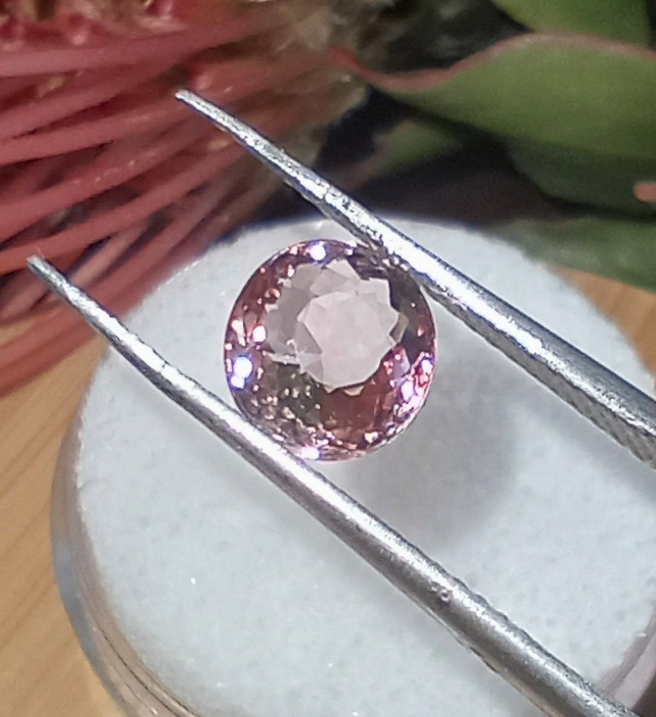 Genuine Pink Orange Padparadscha Congolese Tourmaline 1.43ct from thecoveatfoxhollow.com