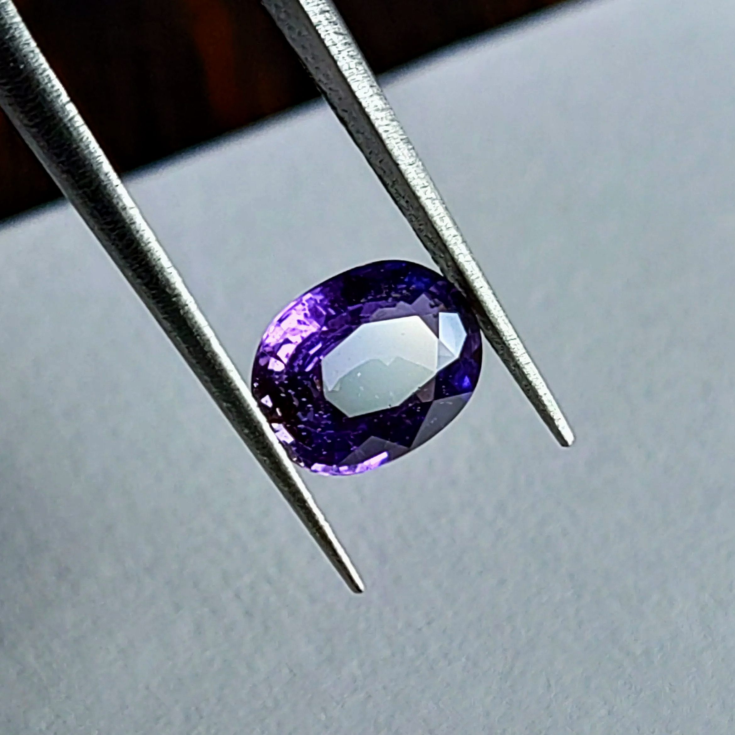 Genuine Ceylon Color Change Sapphire at 1.50ct from TheCoveAtFoxHollow.com