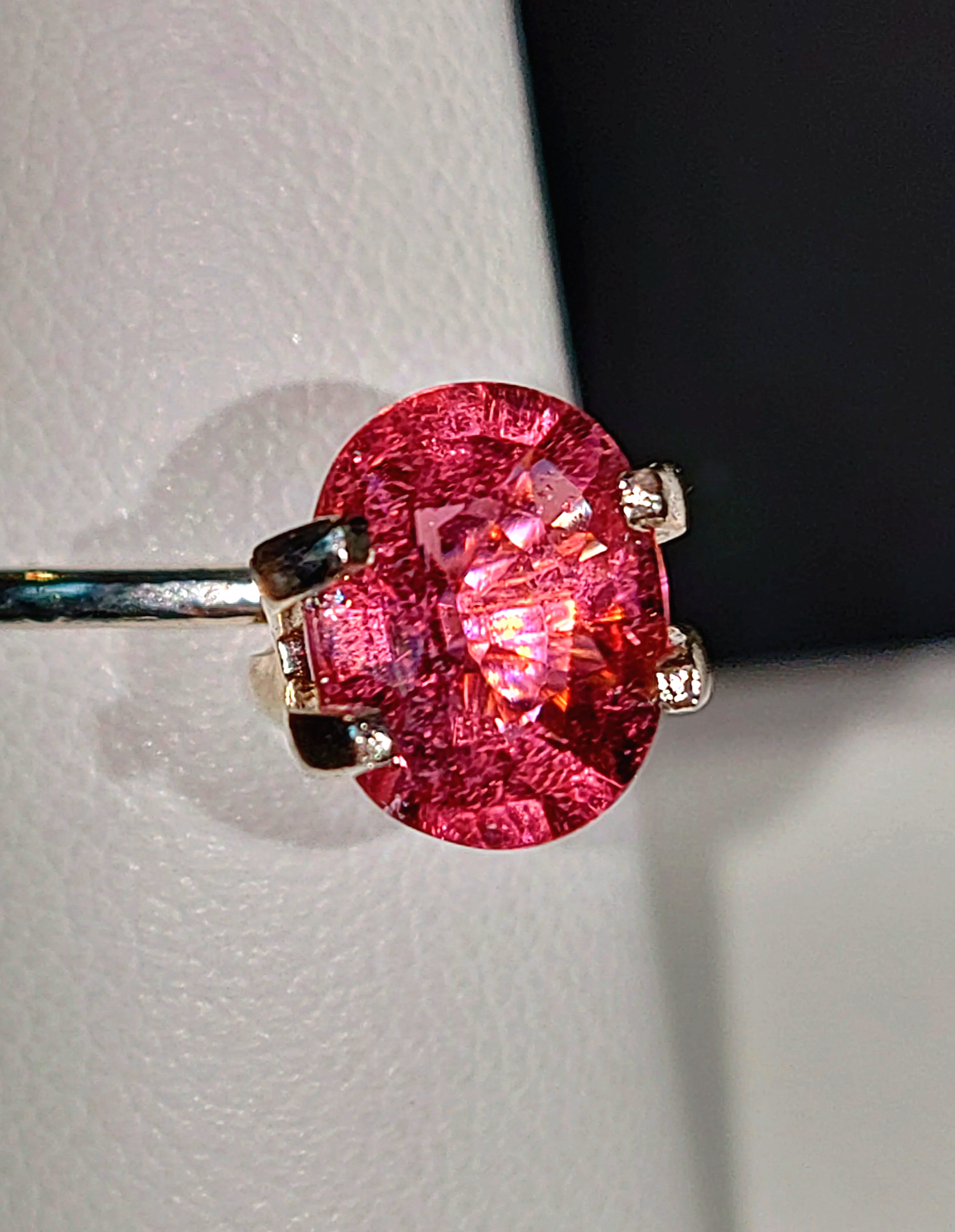 Genuine Neon Hot Pink Titanium Tourmaline 1.90ct TheCoveAtFoxHollow.com