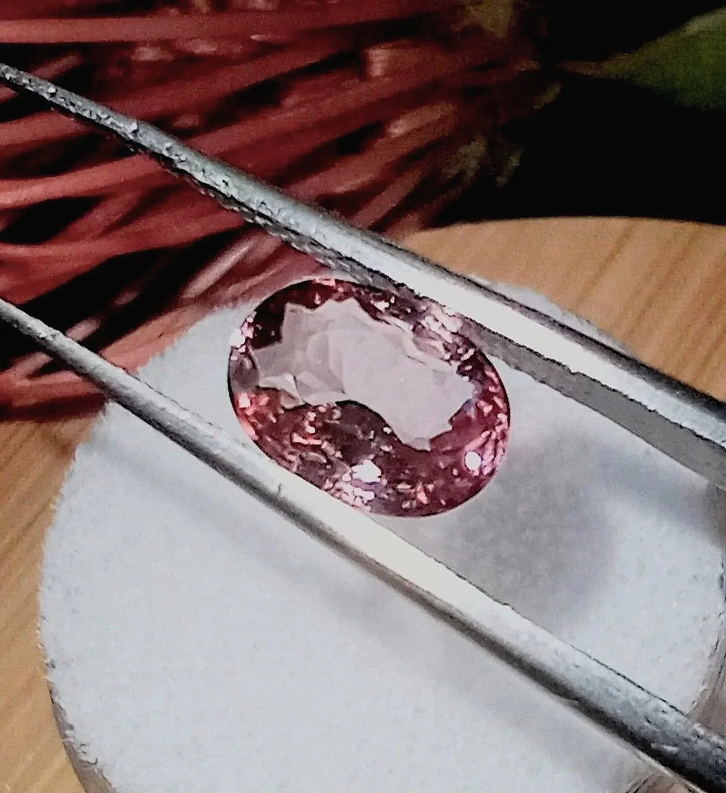 Genuine Neon Orange Pink Titanium Tourmaline 1.25ct from thecoveatfoxhollow.com