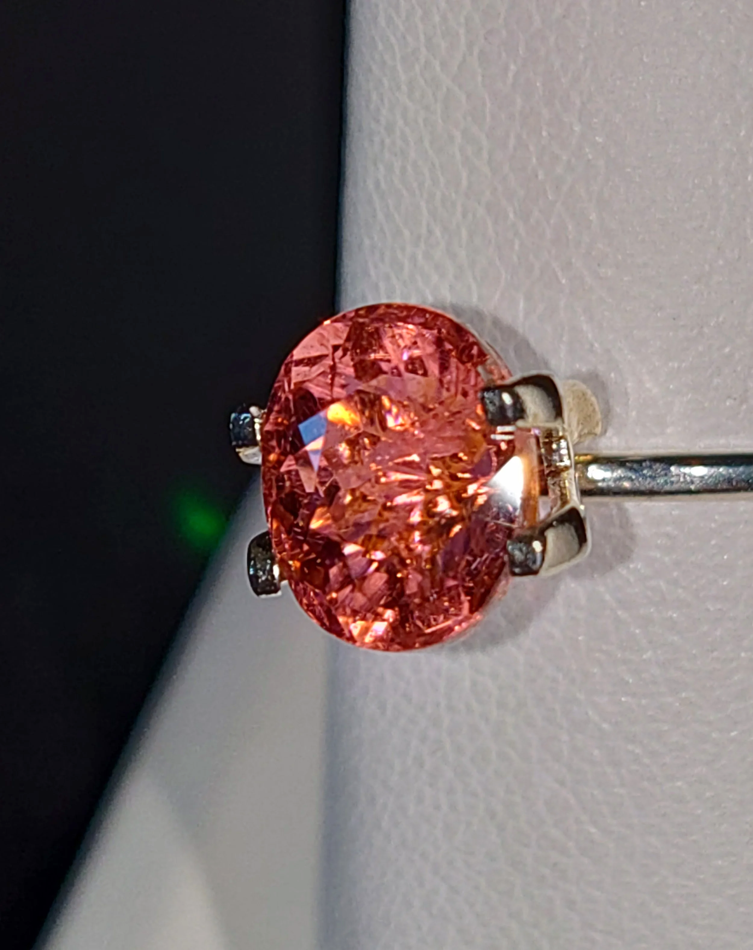 Genuine Neon Hot Pink Titanium Tourmaline 2.58ct TheCoveAtFoxHollow.com