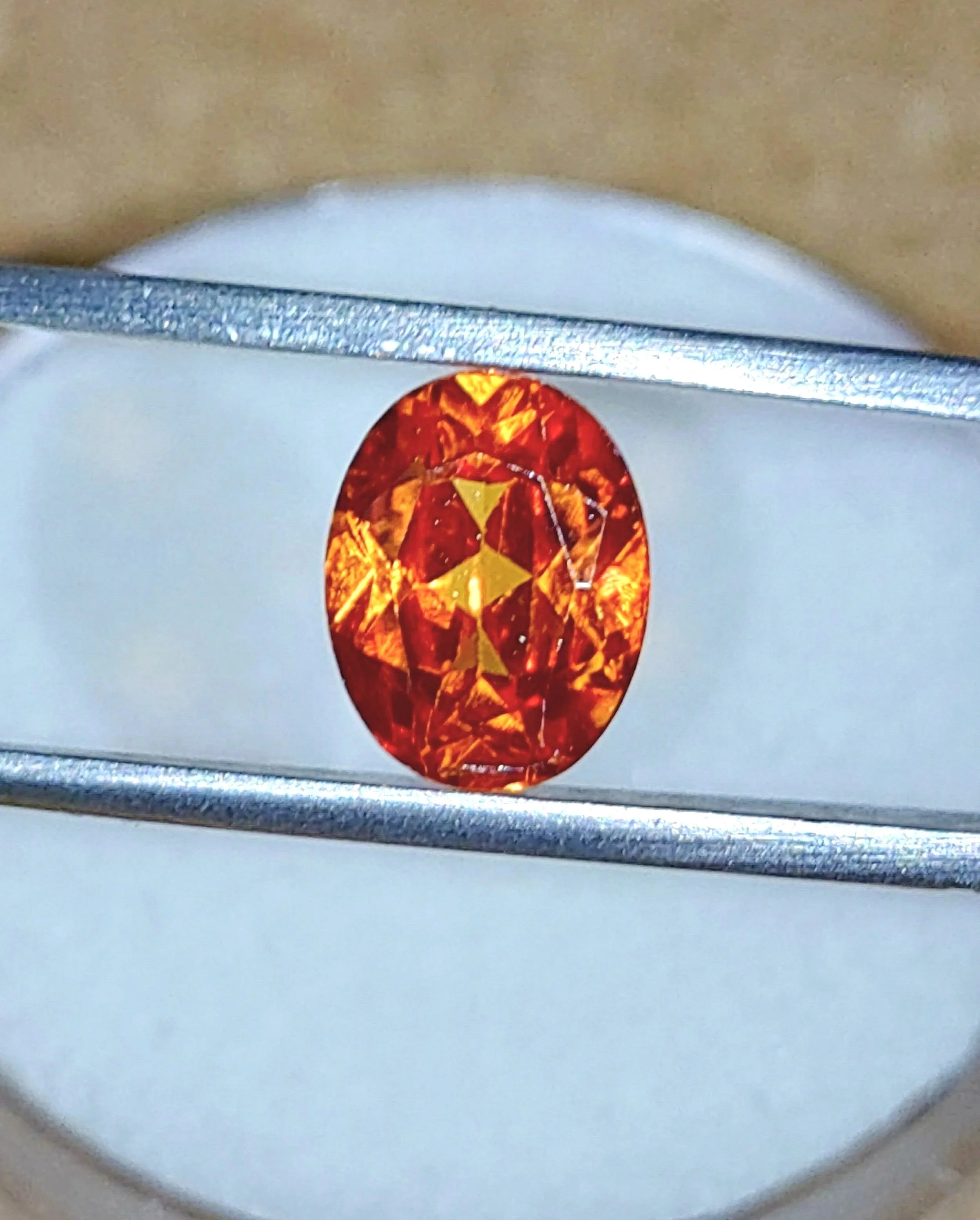 Genuine Mandarin Garnet 2.37ct from TheCoveAtFoxHollow.com