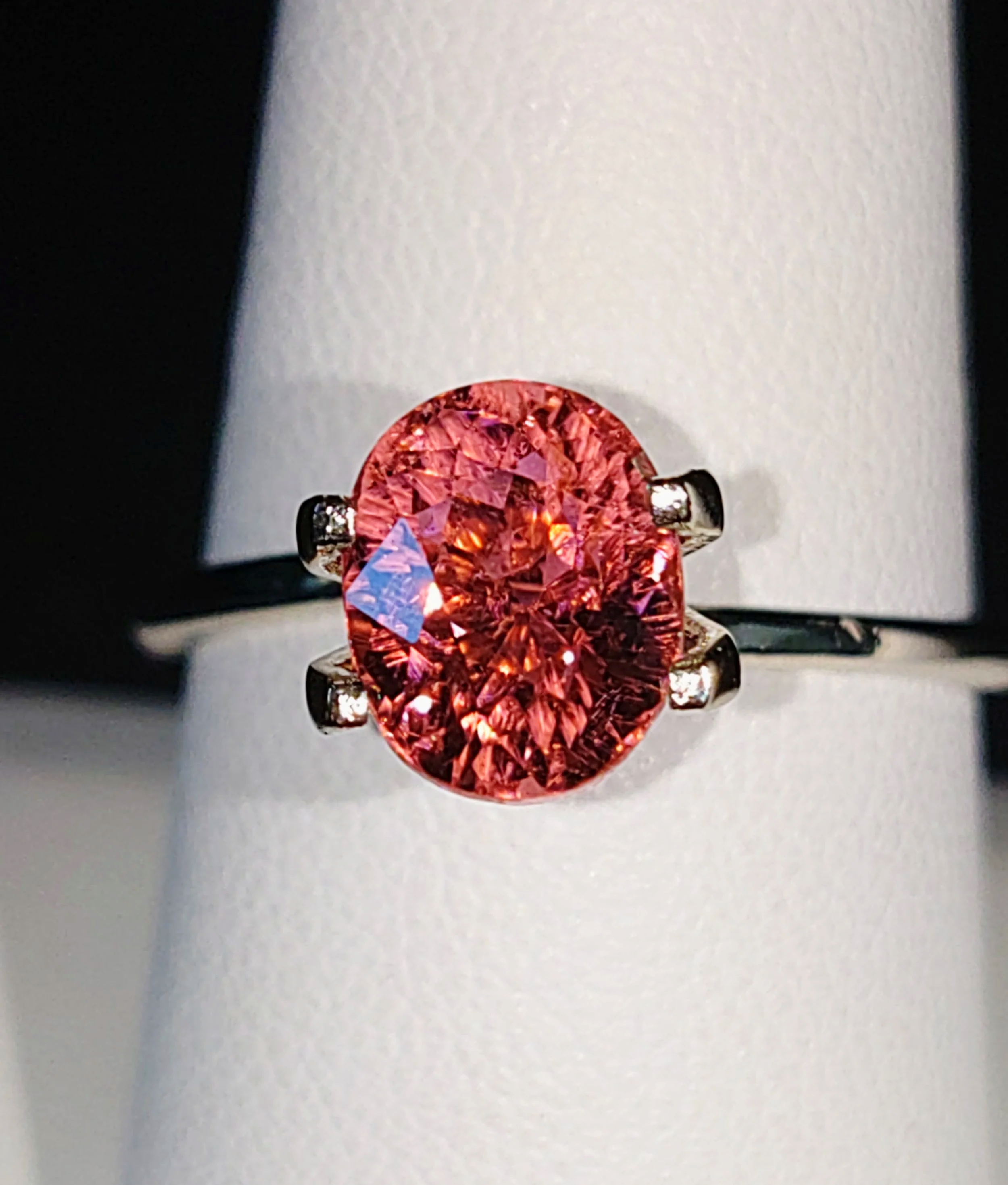 Genuine Neon Hot Pink Titanium Tourmaline 2.58ct TheCoveAtFoxHollow.com