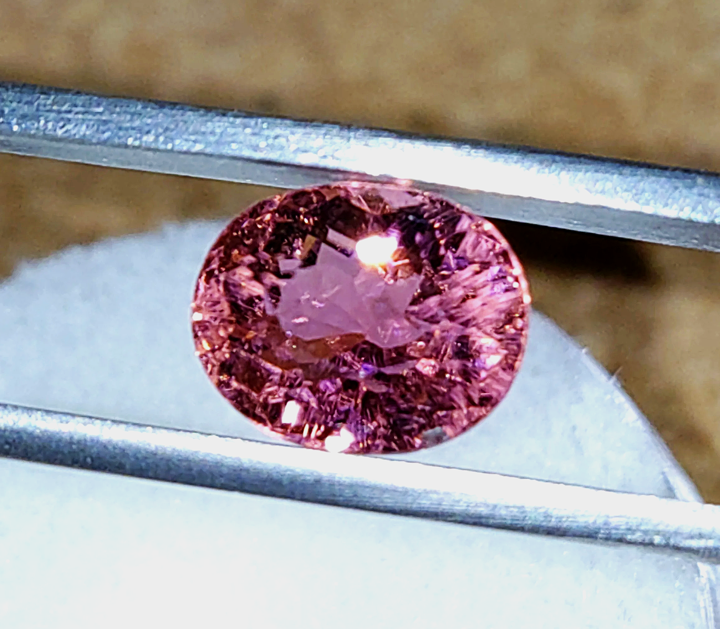 Genuine Neon Hot Pink Titanium Tourmaline 2.58ct TheCoveAtFoxHollow.com